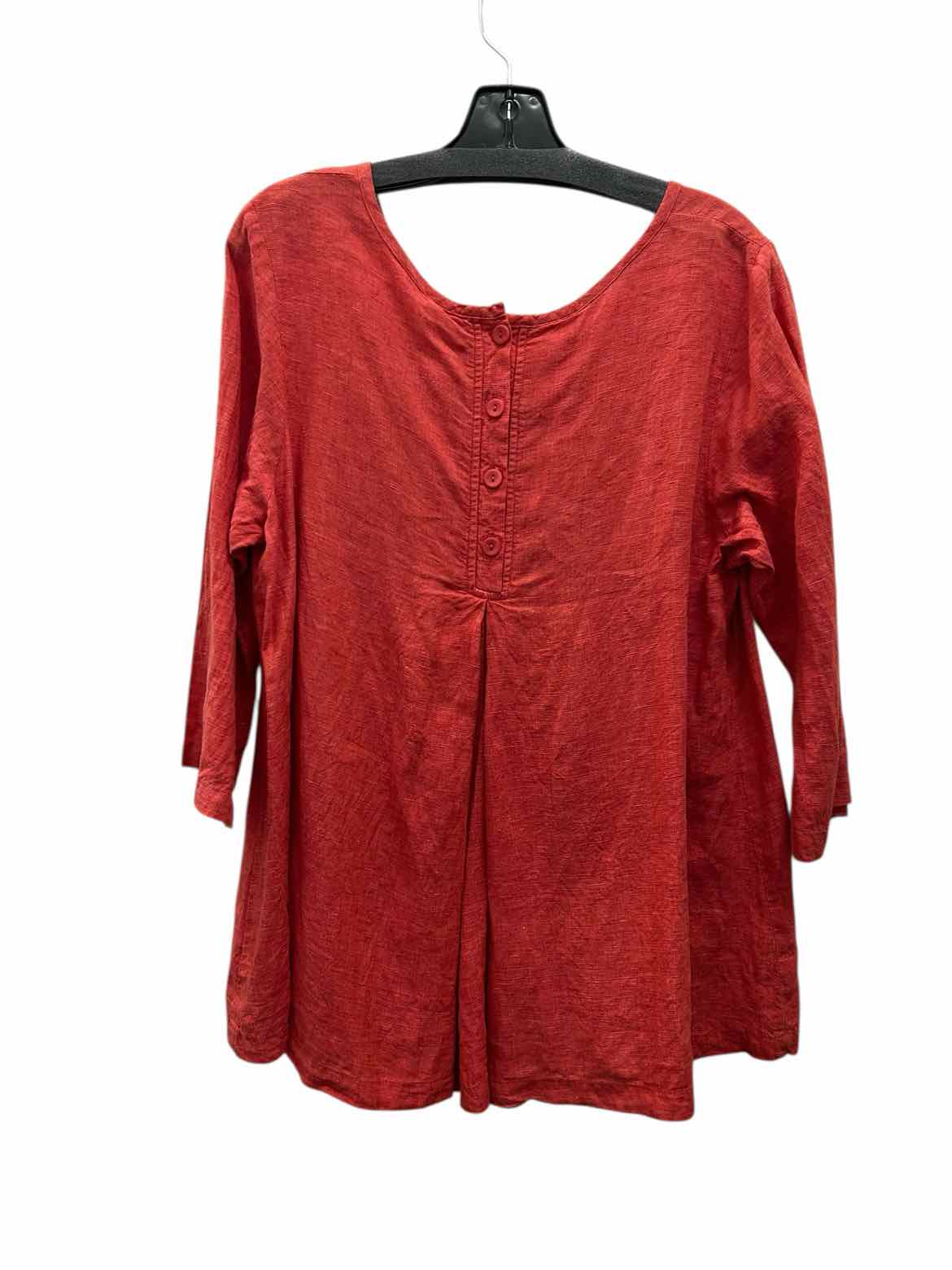 Flax Size Medium Coral Blouse