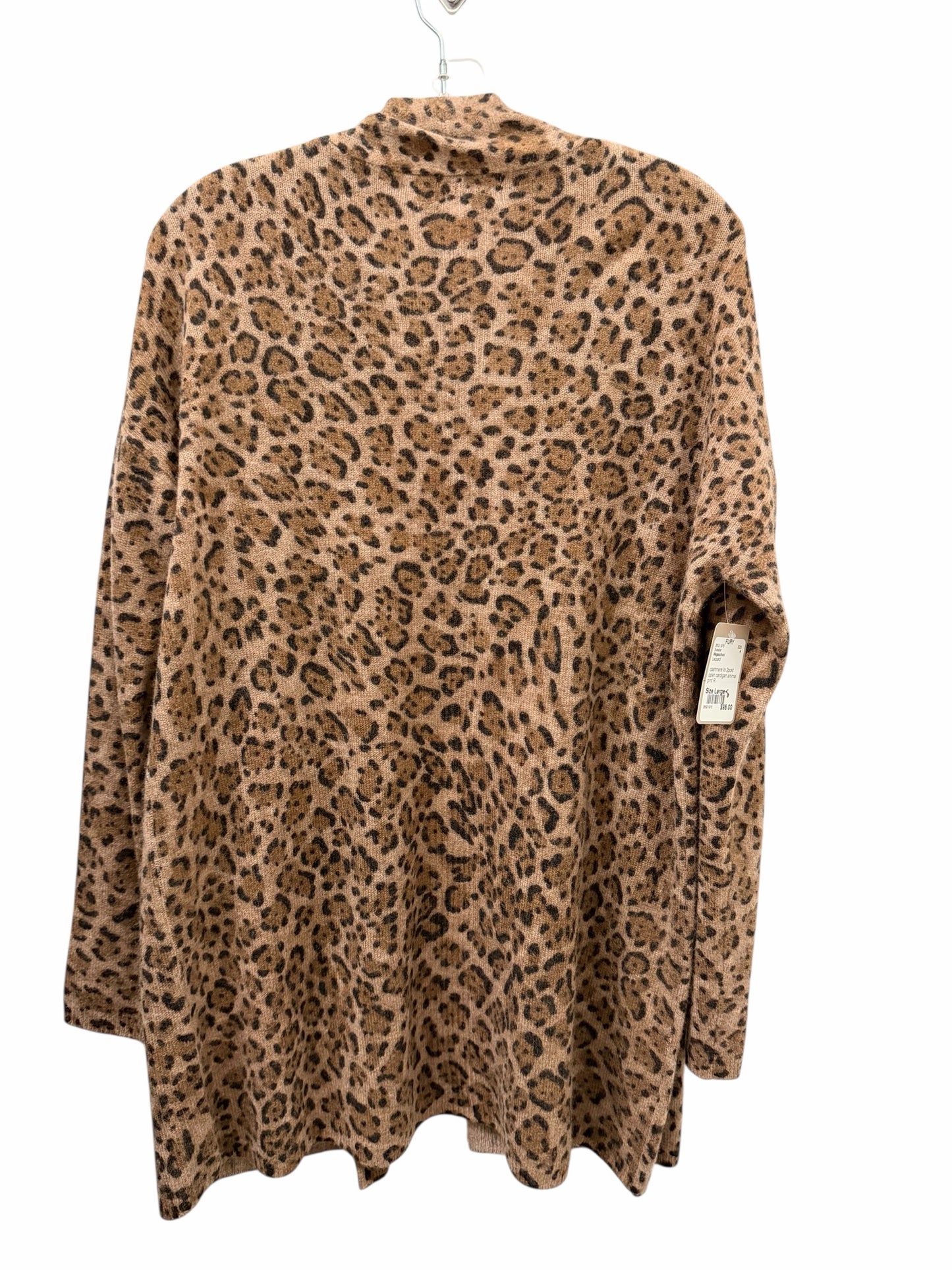 Magaschoni Size Large Leopard Sweater