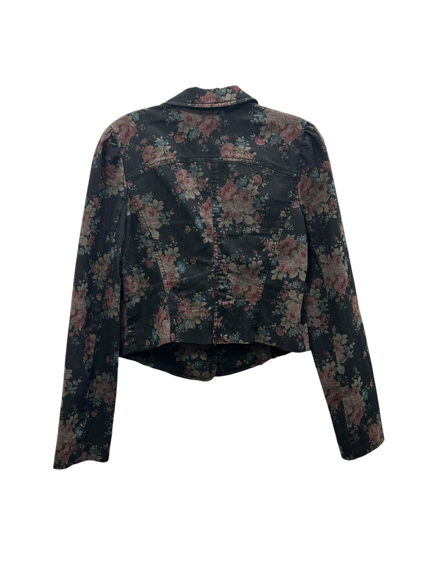 Free People Size 6/8 Black Multi Jacket