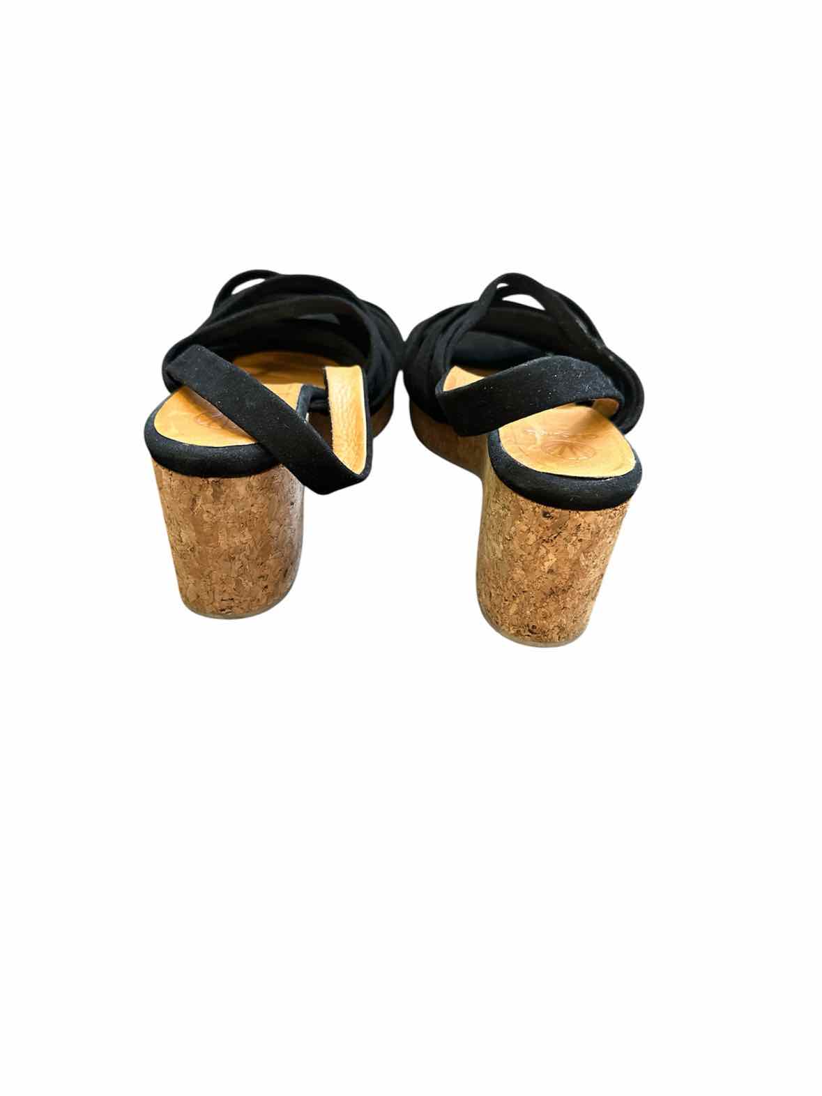 Coclico Shoe Size 7.5-8 Black Sandals