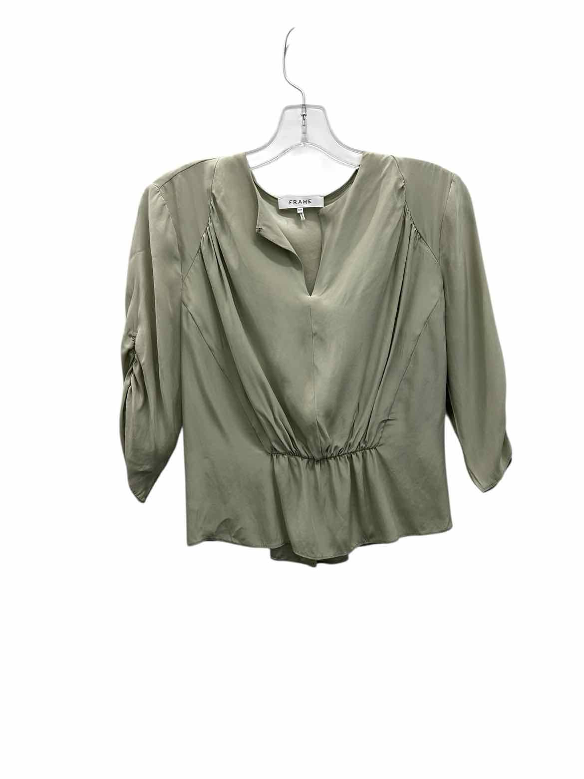 Frame Size Small Sage Blouse