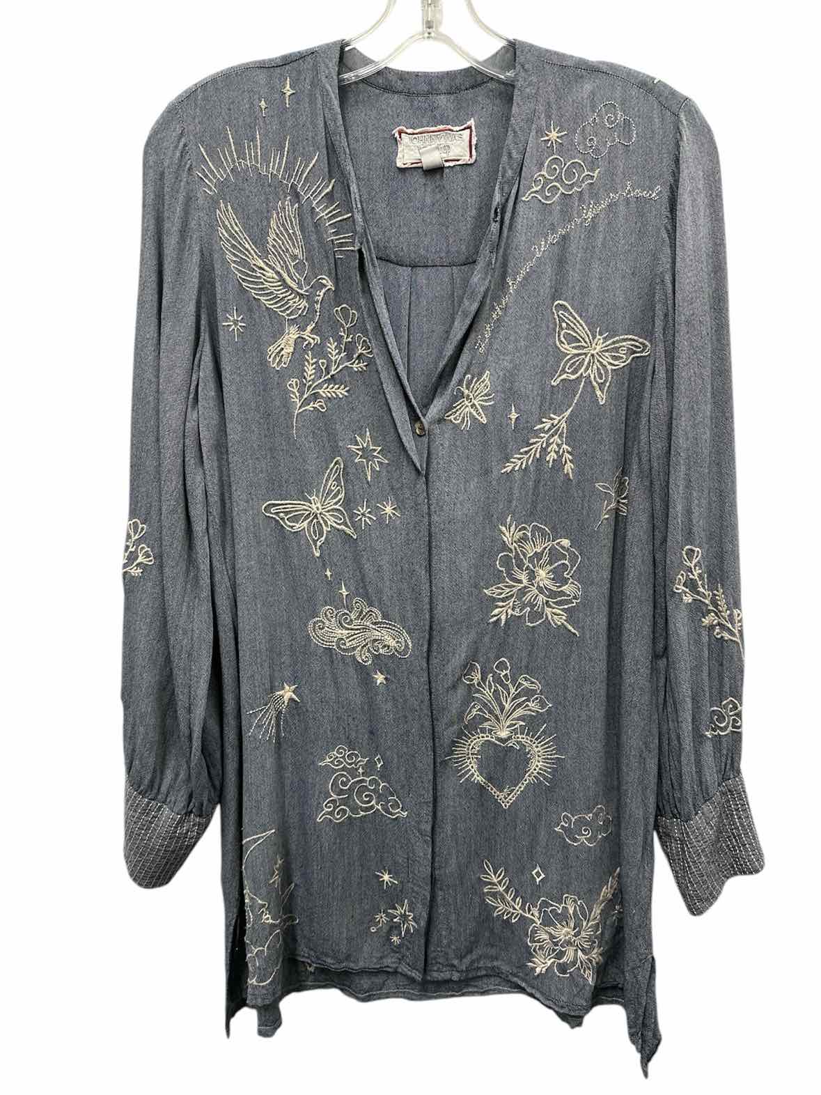 Johnny Was Size XS Navy Dress