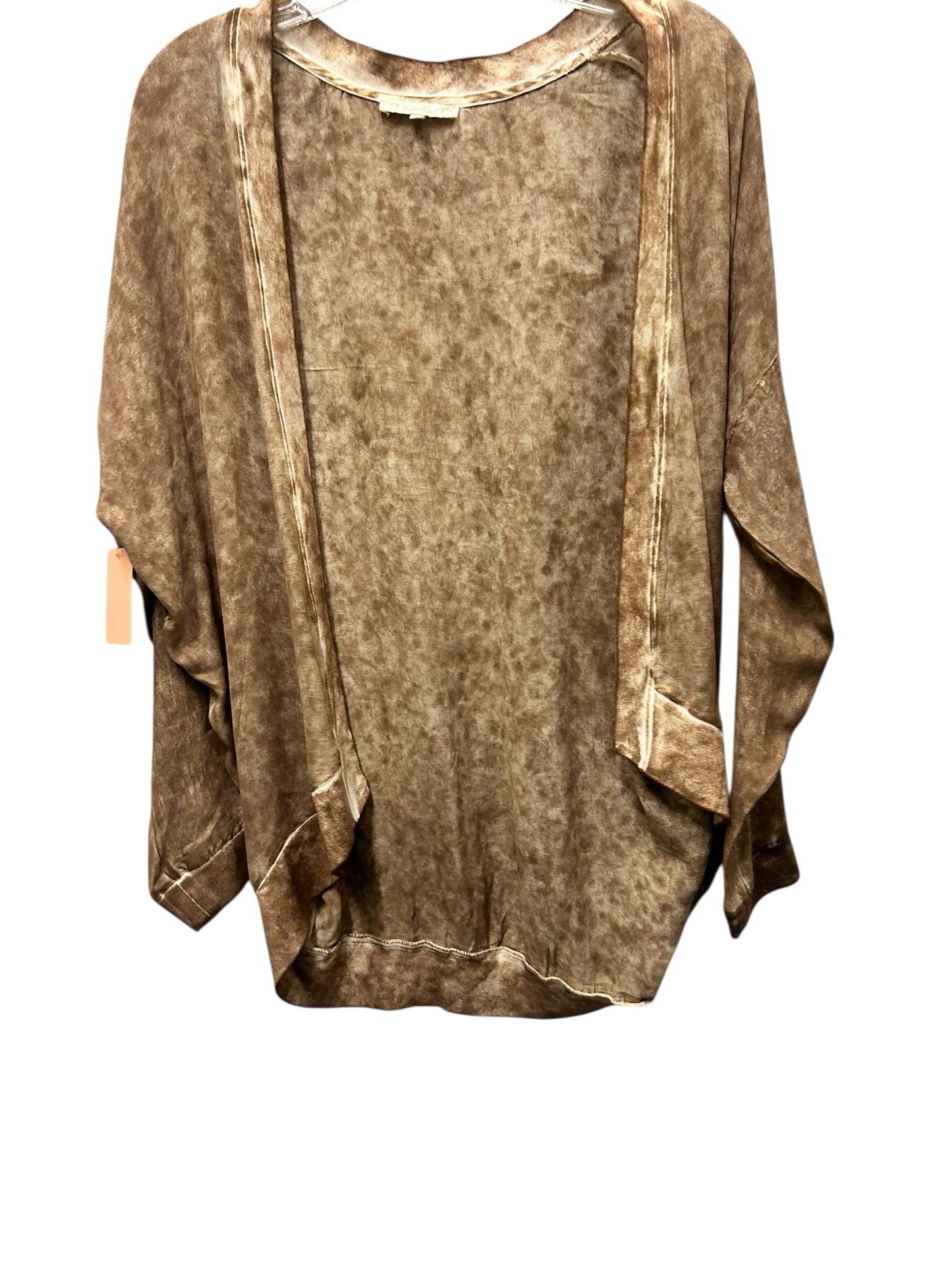 Gold Hawk Size Small Brown Cardigan
