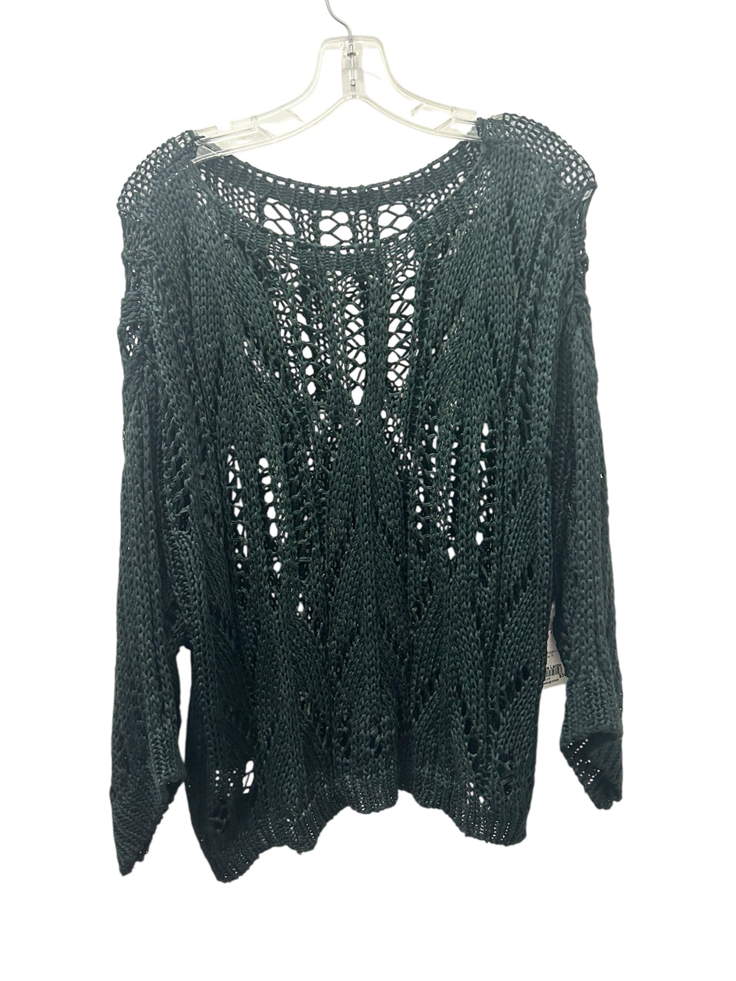 Baci Size Large Black Sweater