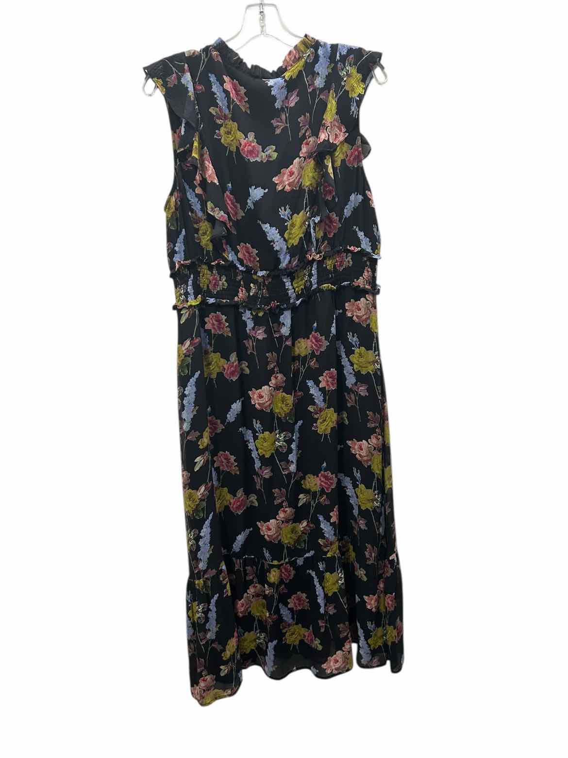 Paige Size Large Black Multi Dress