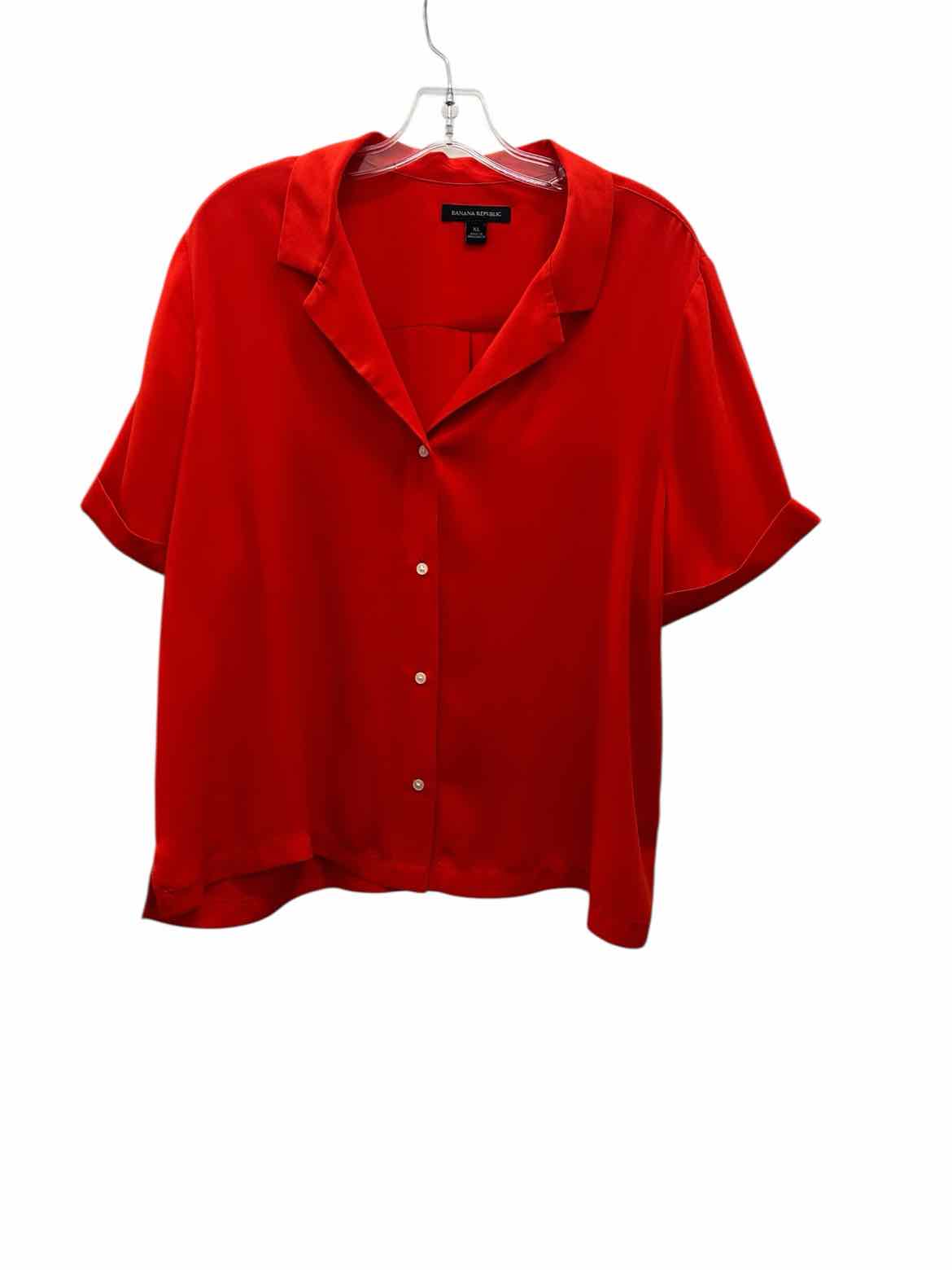 Banana Republic Size X large Orangered Blouse