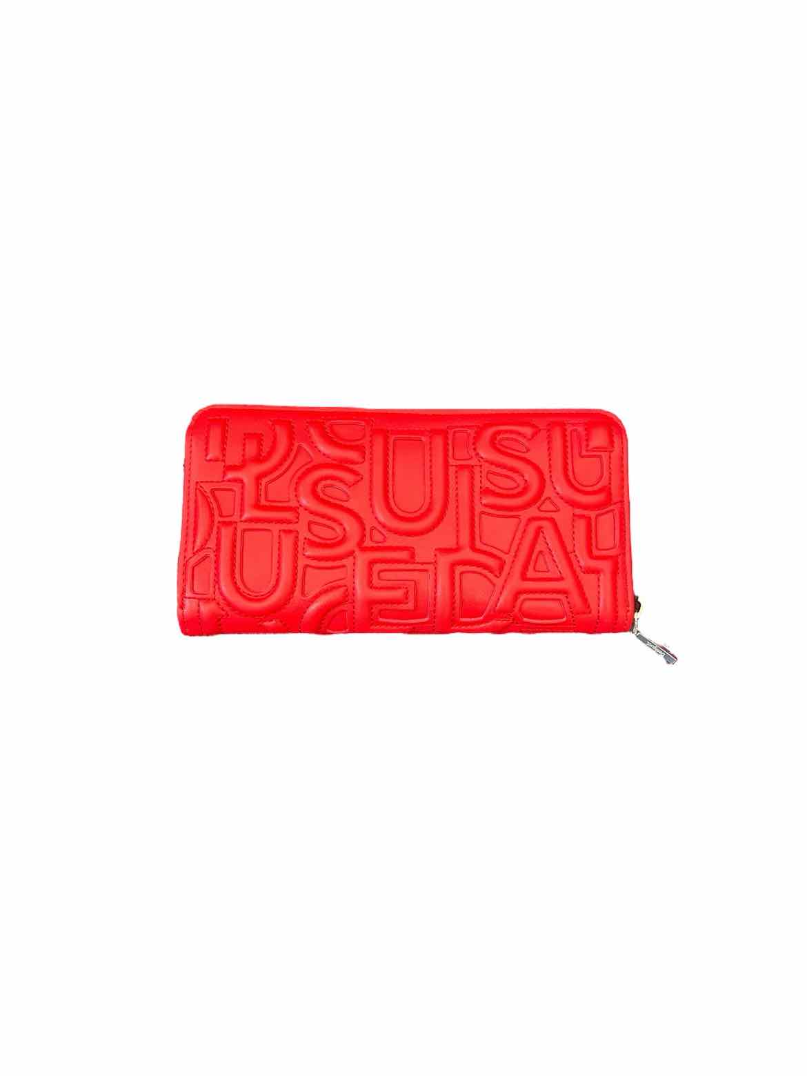 Desigual Red Zip Around Wallet