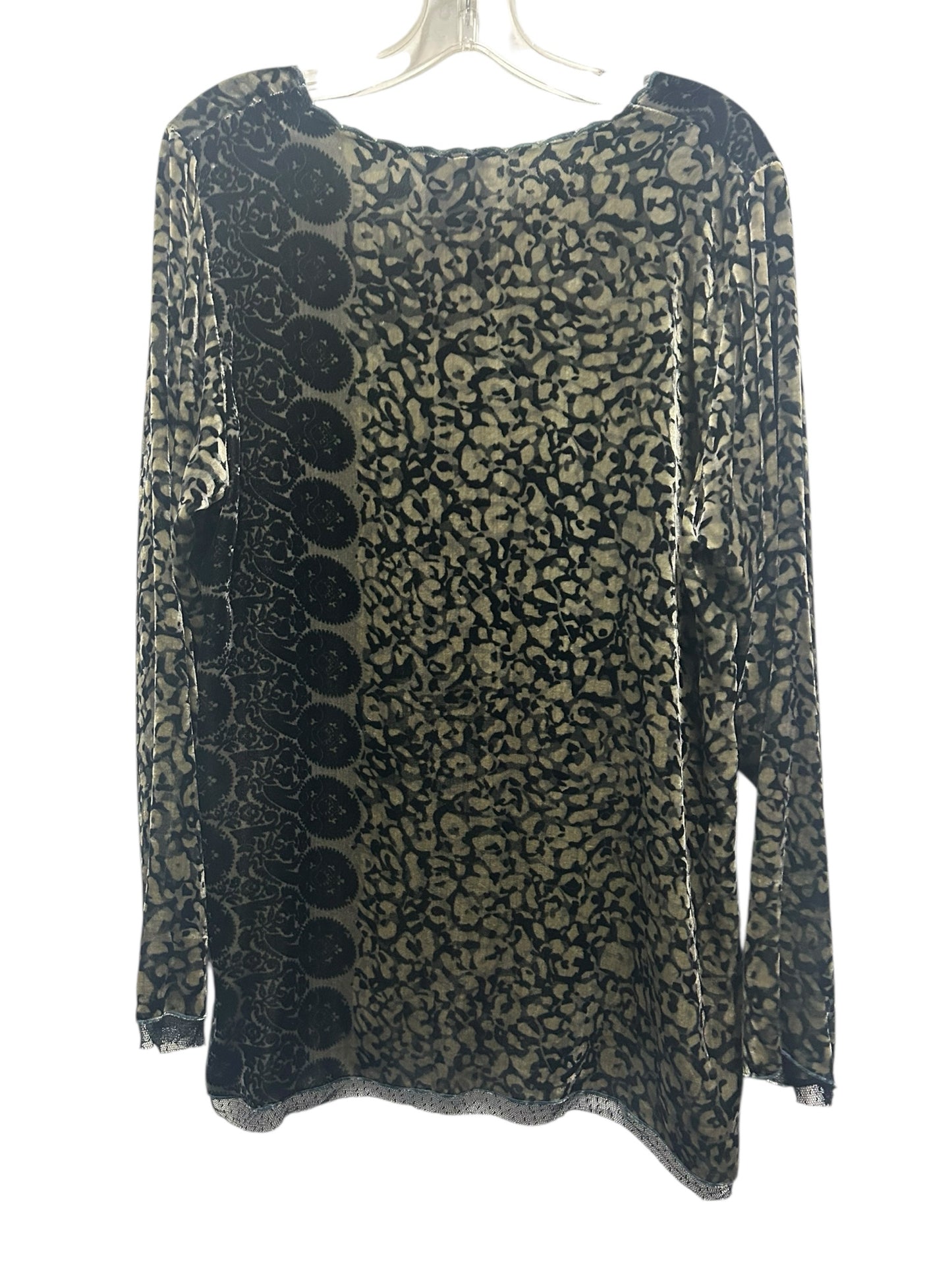 Johnny Was Size Medium Olive Blouse