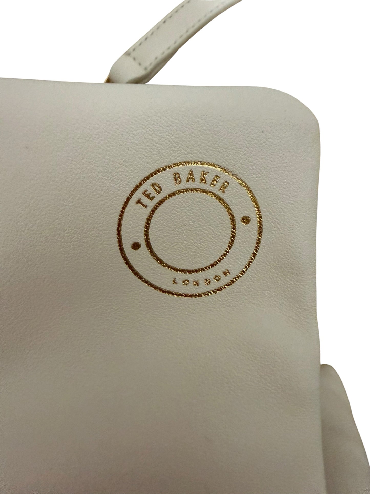 Ted Baker Ivory Leather Handbag