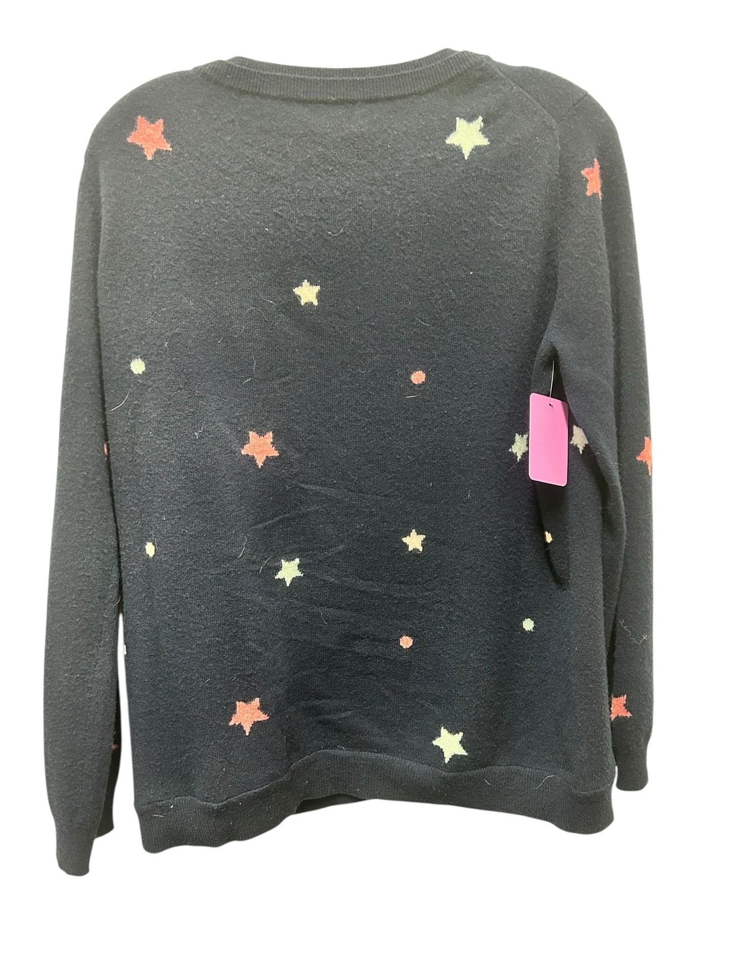 Pure Size Medium Navy Print Sweater