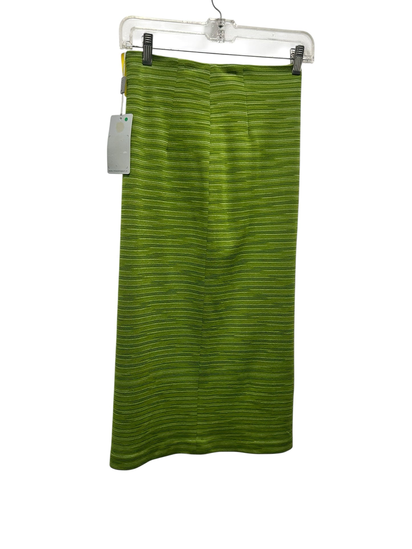 Missoni Sport Size X Small Green Striped Skirt
