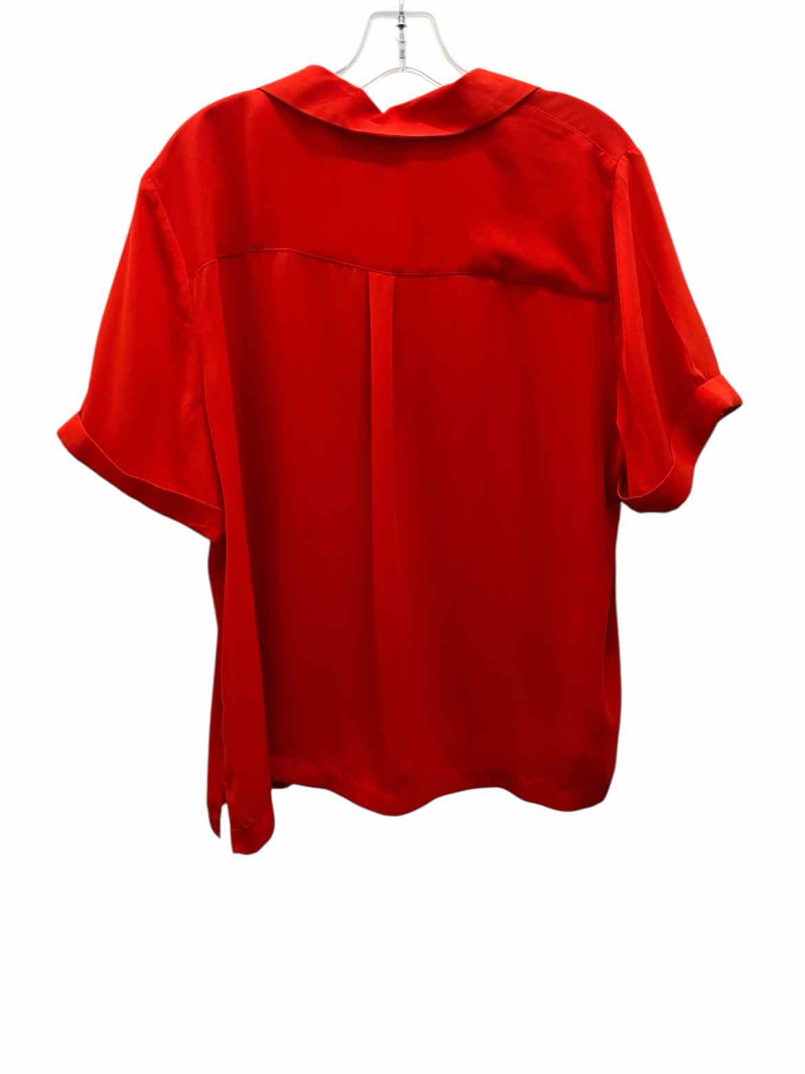 Banana Republic Size X large Orangered Blouse