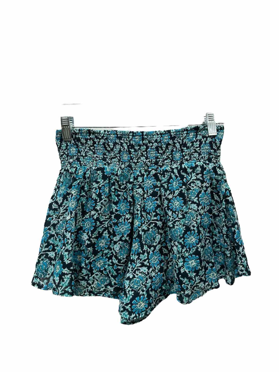 Free People Size XS Turq Print Shorts