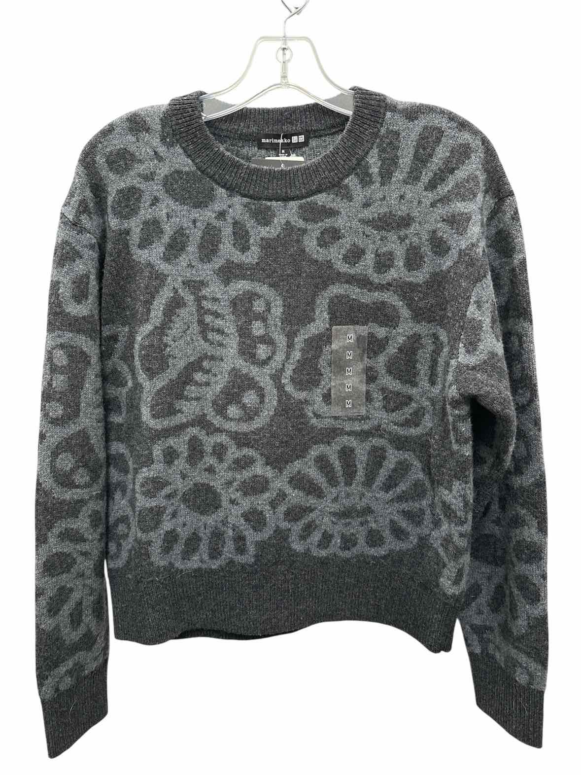 Marimekko Size Medium Gray Sweater