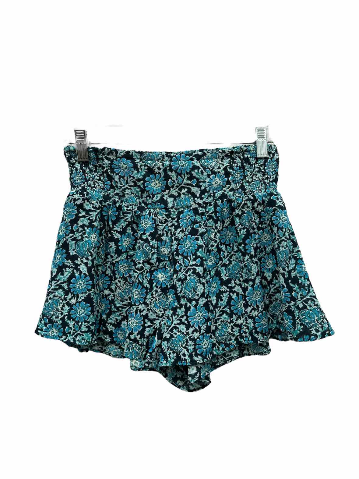 Free People Size XS Turq Print Shorts
