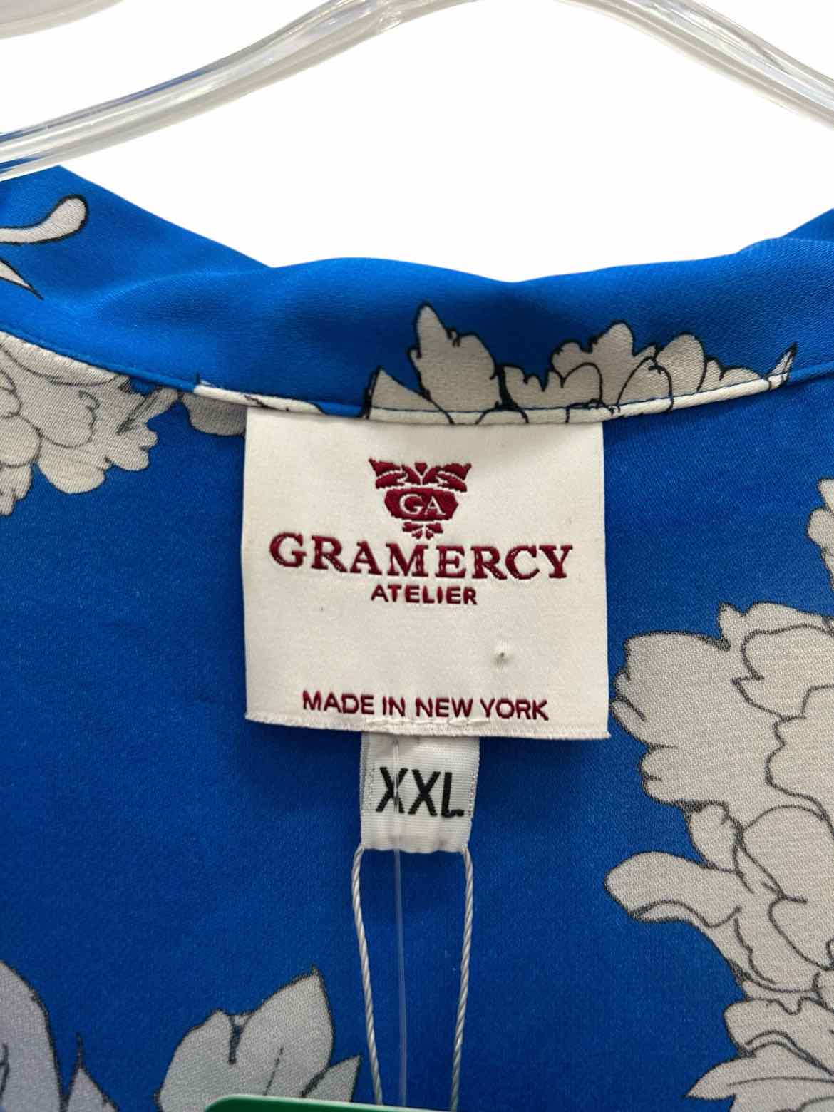 Gramercy Atelier Size XX Large Blue & White tunic