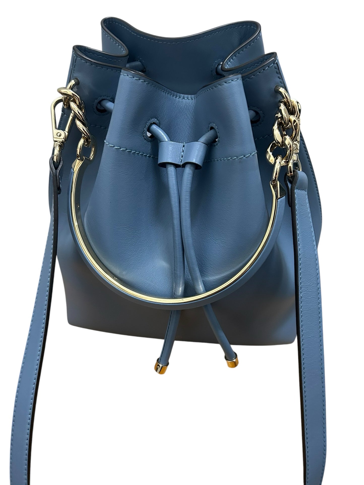 Jimmy Choo Blue Leather Handbag