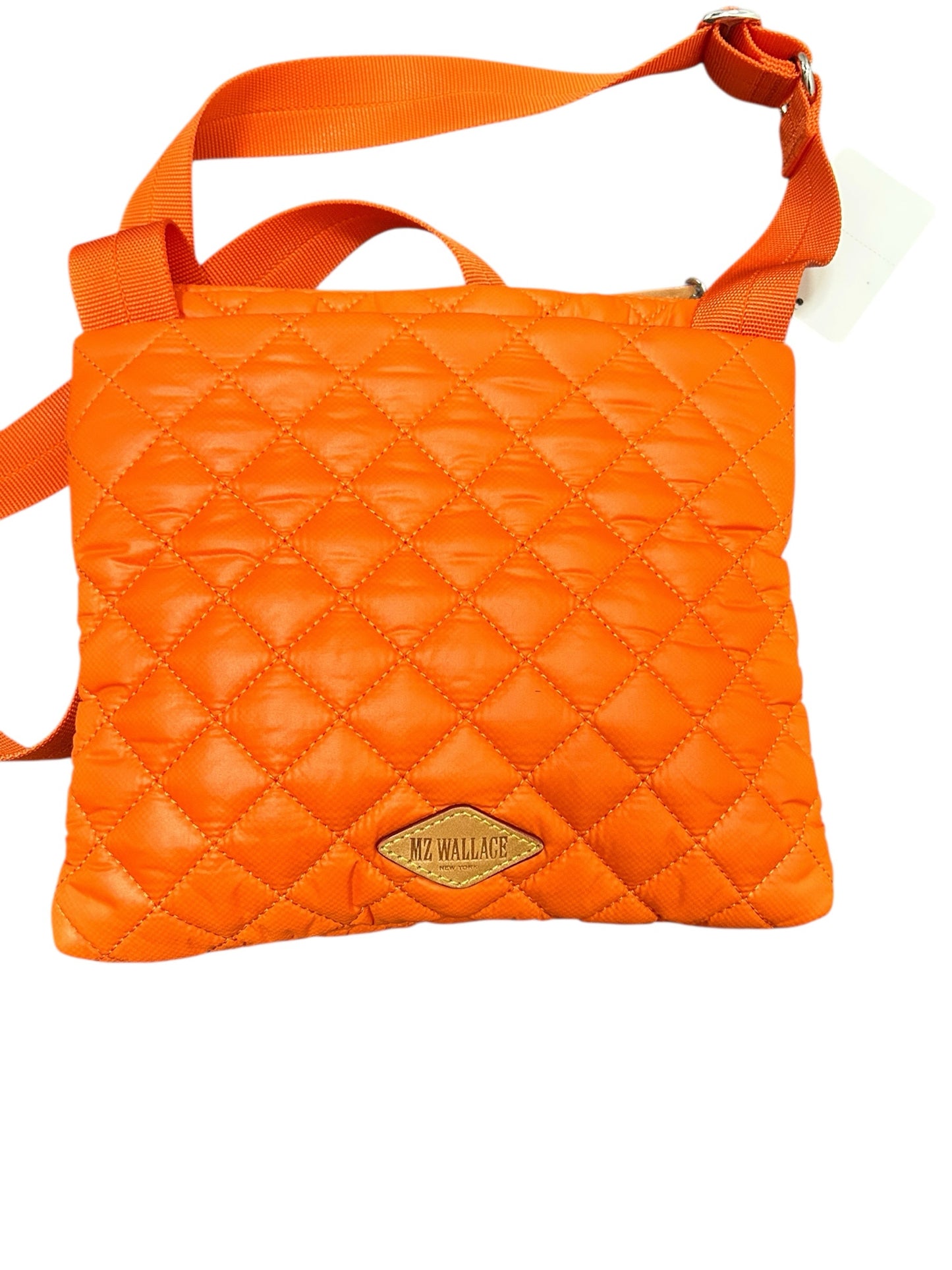 MZ Wallace Orange Quilted Handbag