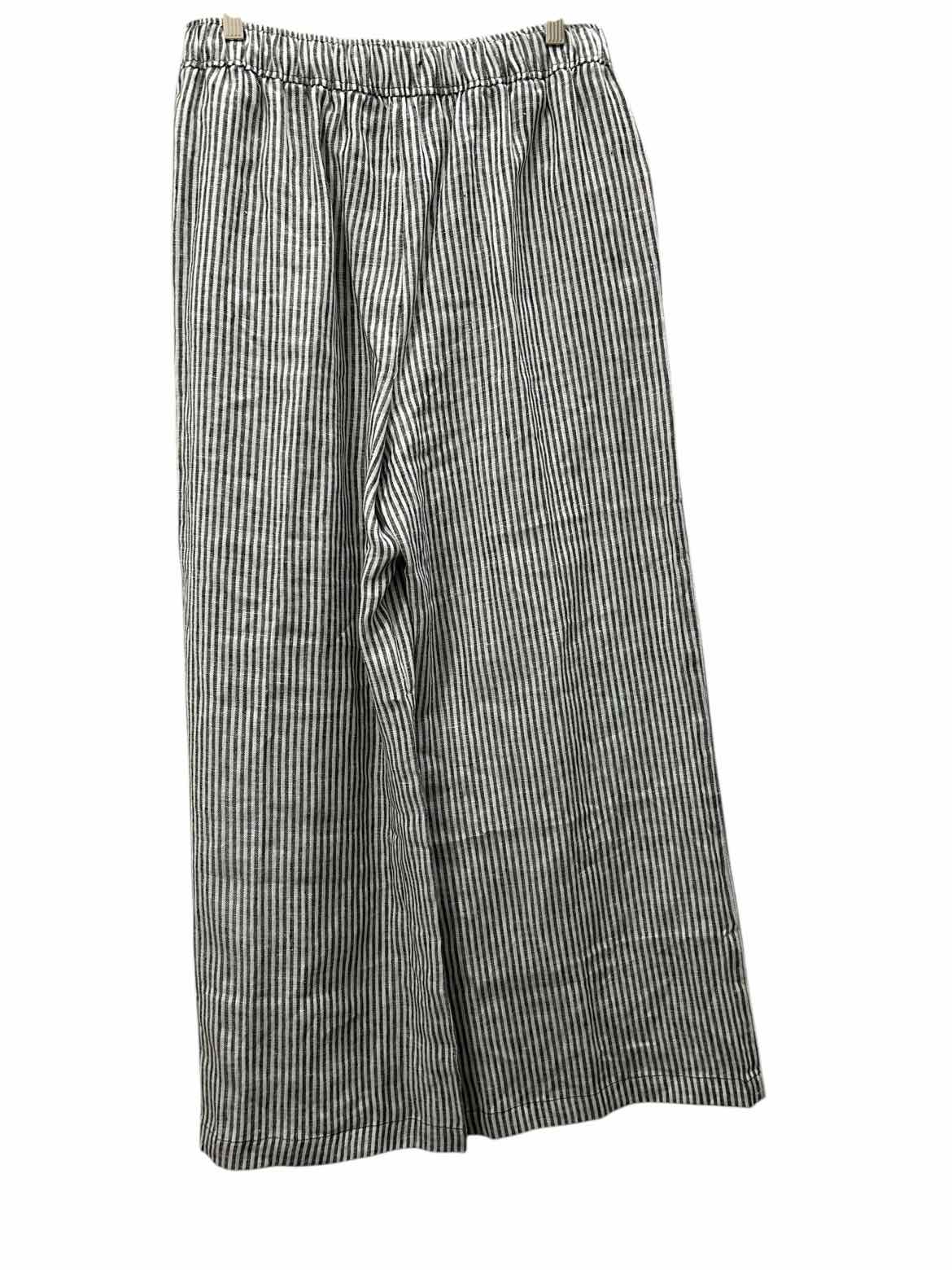 Reformation Size Large Gray Striped Pants