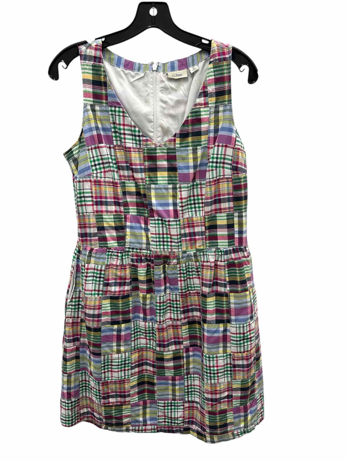 LL Bean Size 10 Plaid Dress