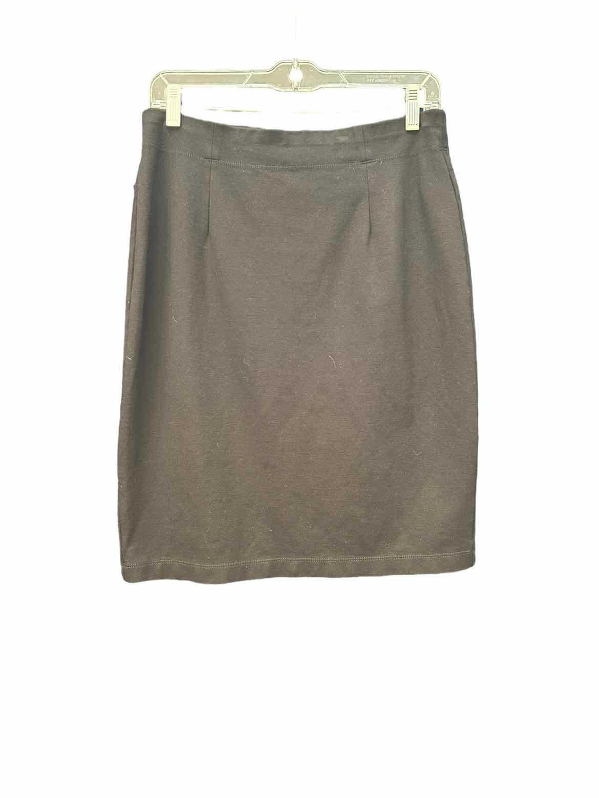 Eileen Fisher Size Med Pt Black Skirt