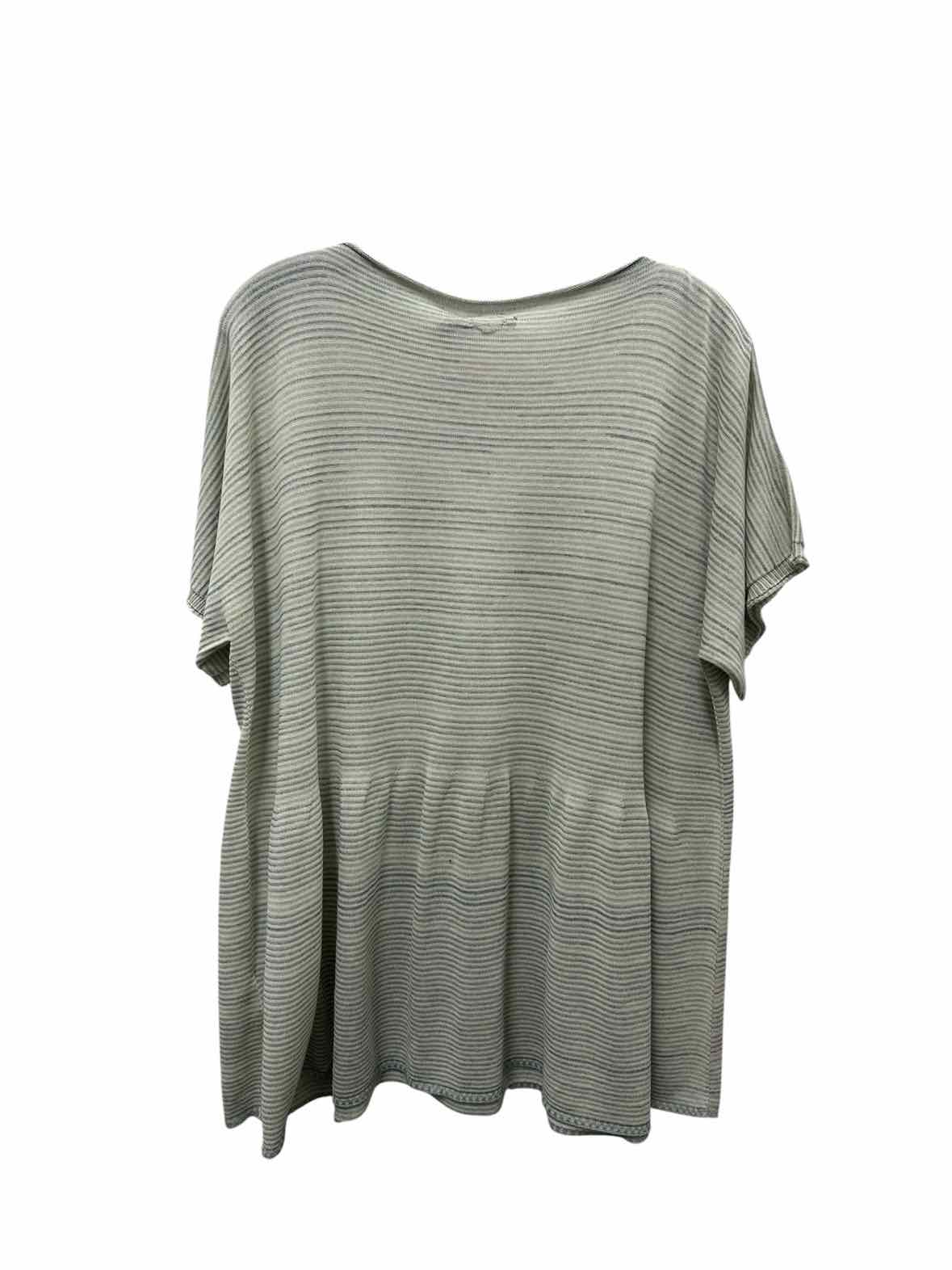 Oska Size Med/Lrg Ivory Striped Sweater