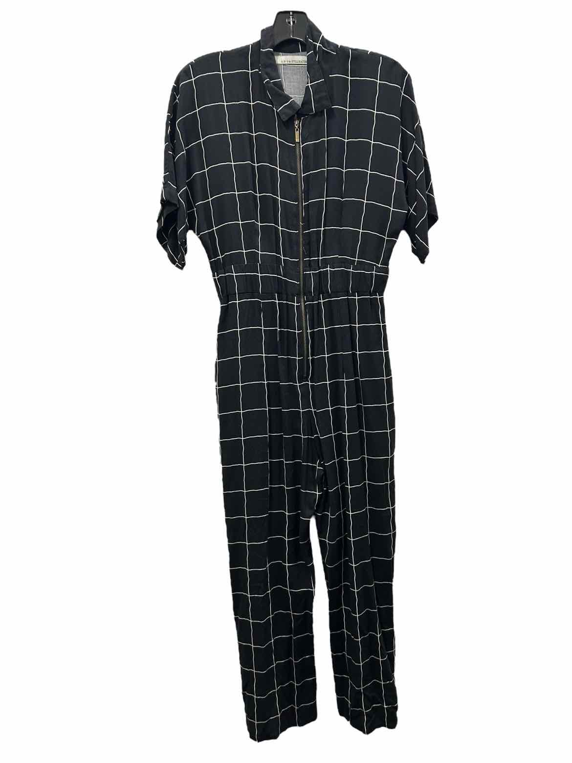 Stillwater Size Small Black & White Jumpsuit