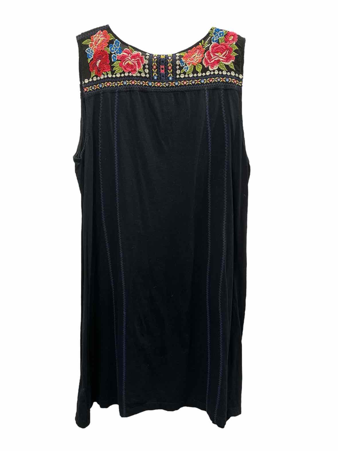 Johnny Was Size Large Black Dress