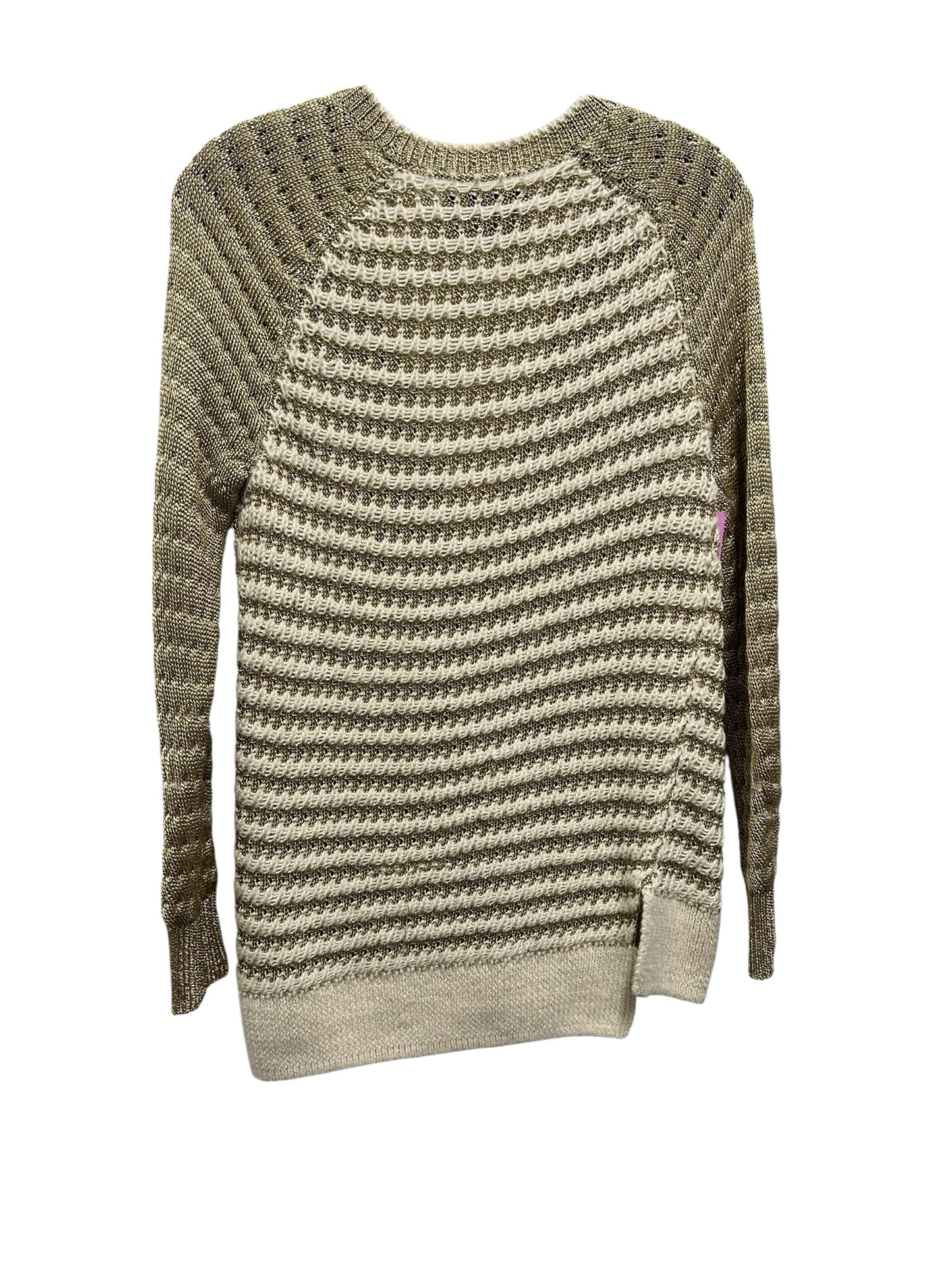 Rag & Bone Size Medium Gold & Ivory Sweater