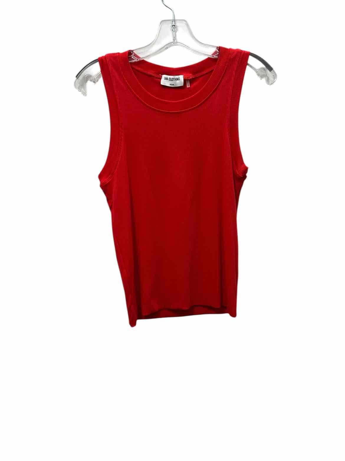 LNA Clothing Size Medium Red T-shirt