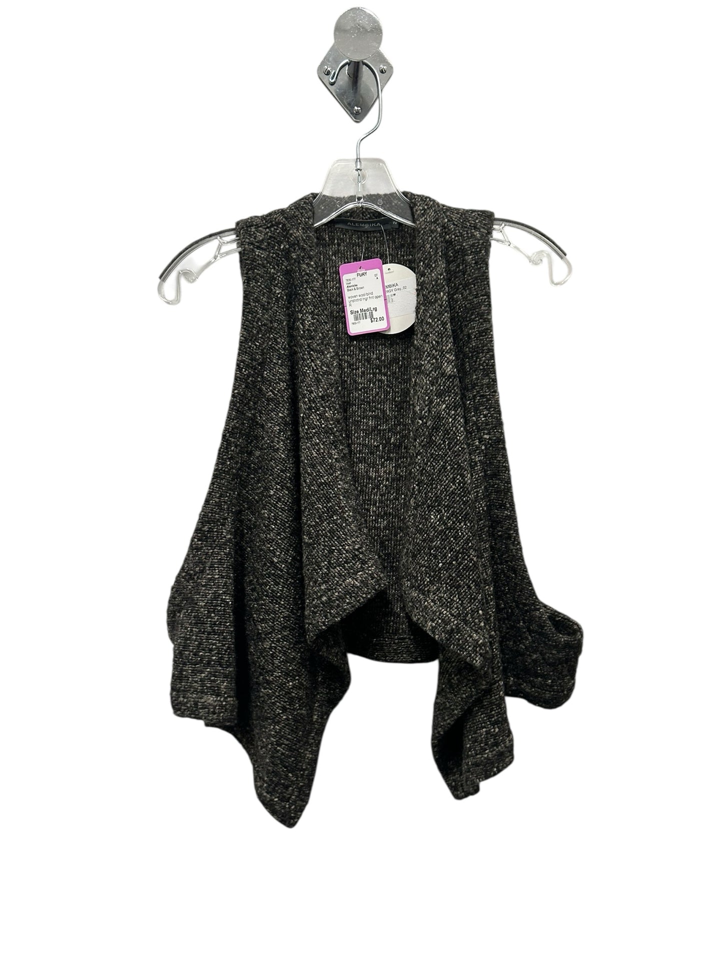 Alembika Size Med/Lrg Black & Brown Vest