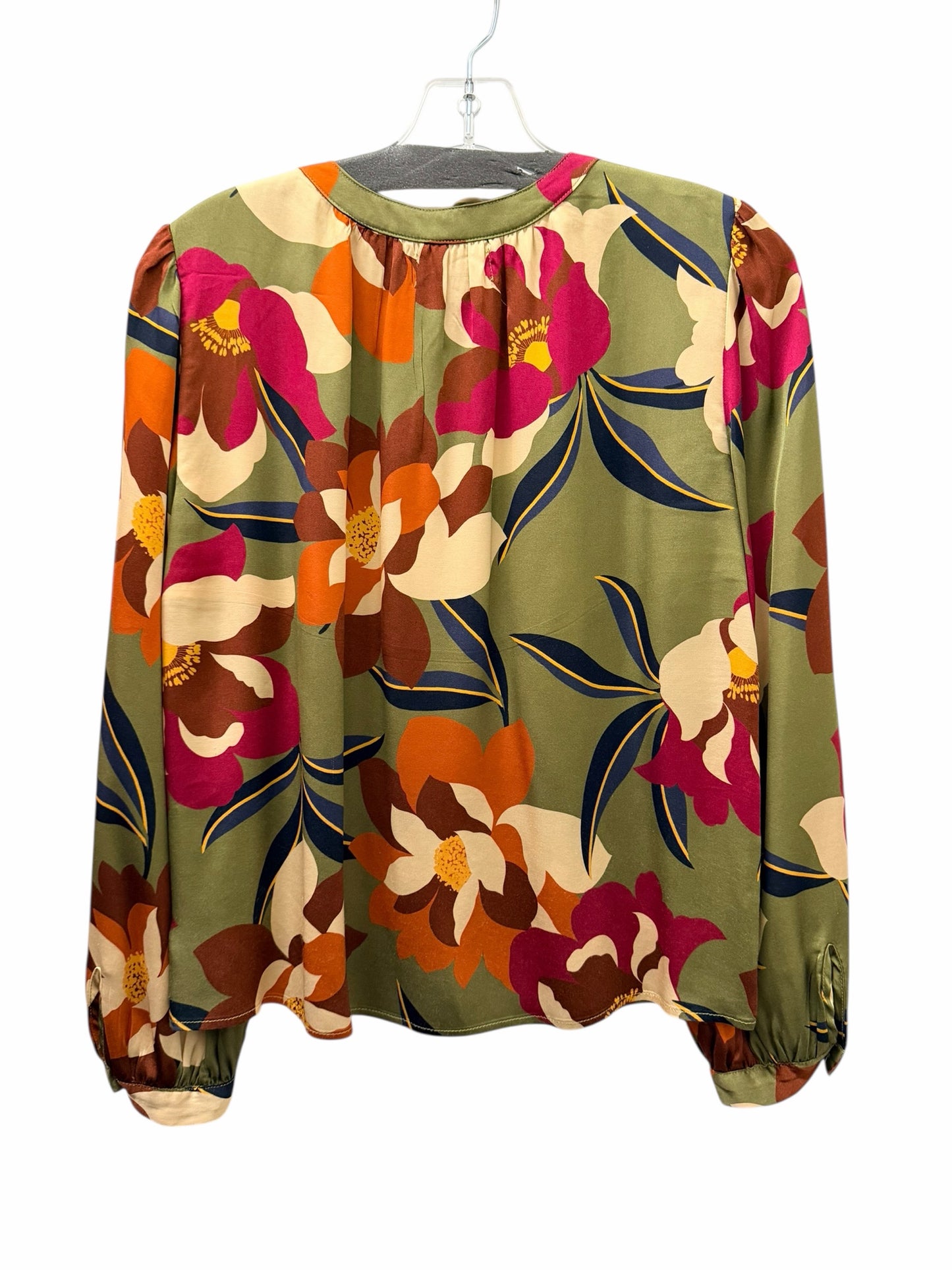 Velvet Size X Small Olive Print Blouse