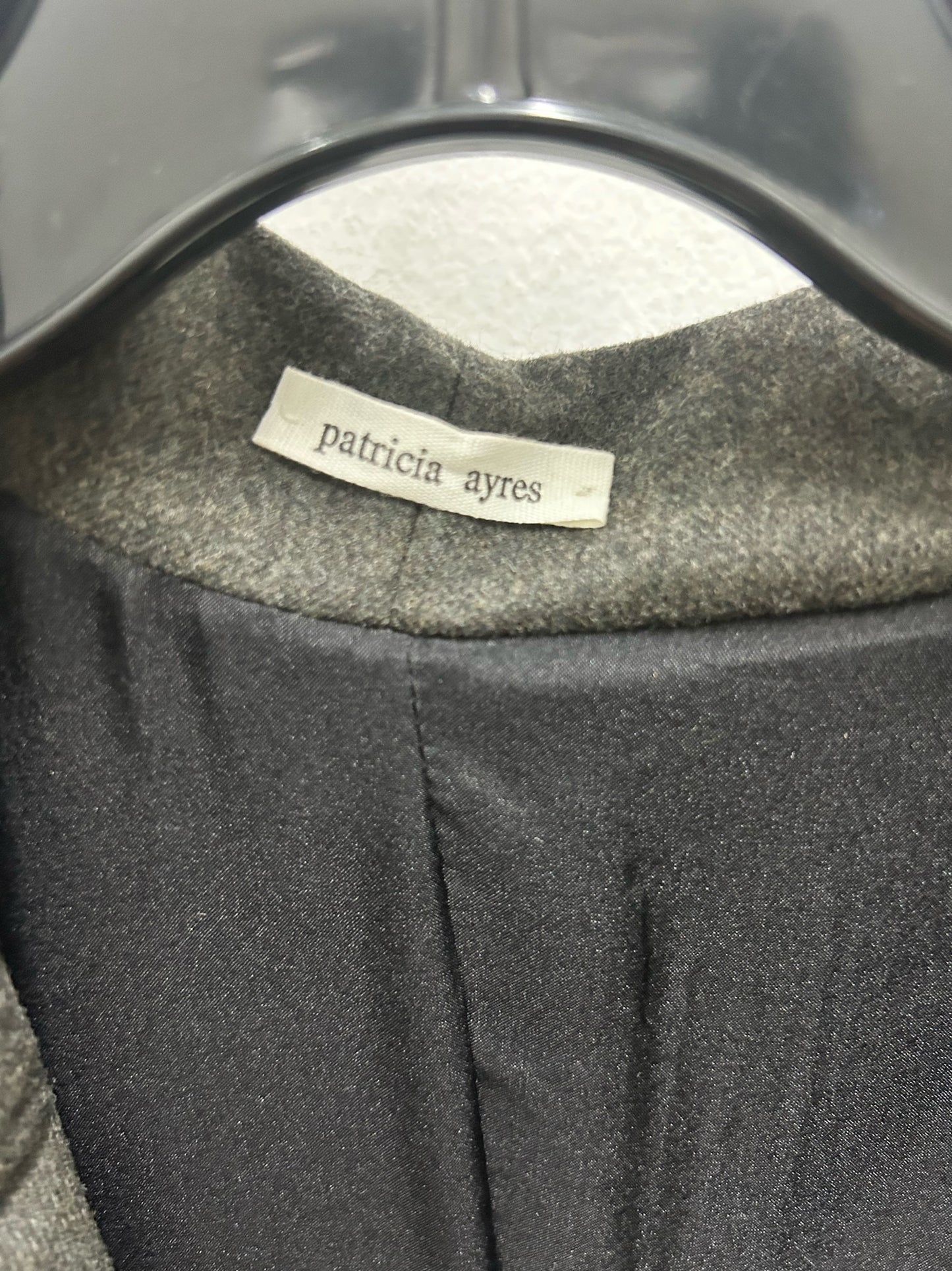 Patricia Ayres Size Small Gray Pantsuit
