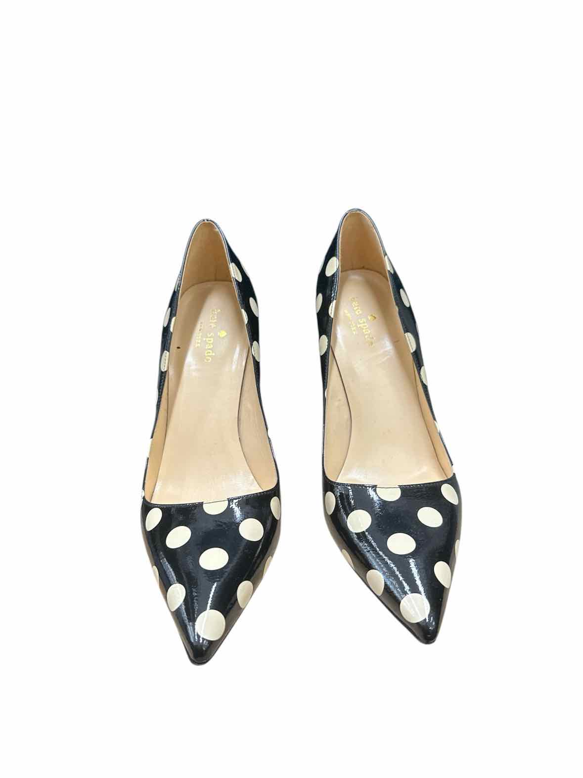 Kate Spade Shoe Size 8 Black & Ivory Heels