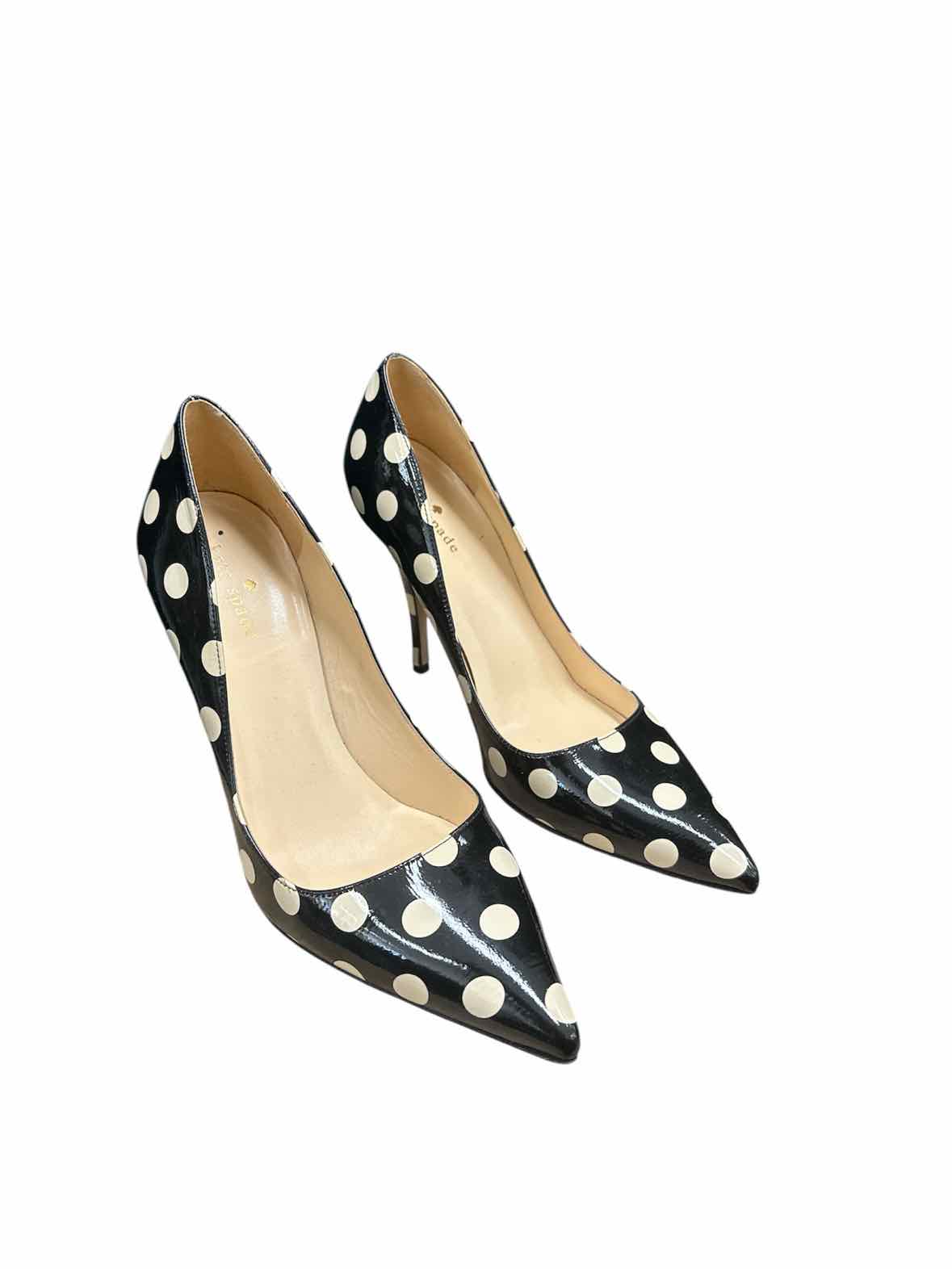 Kate Spade Shoe Size 8 Black & Ivory Heels