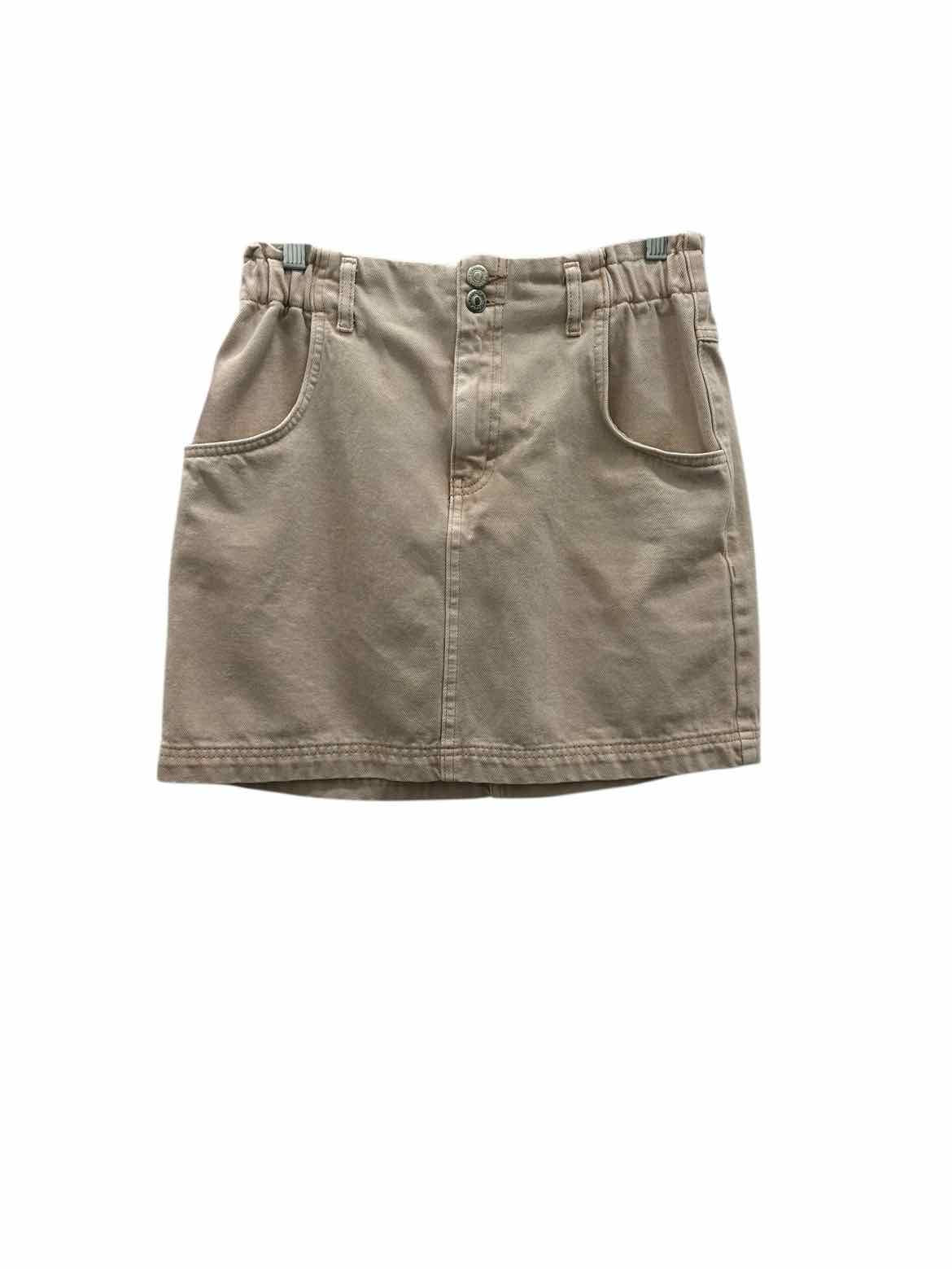 Top Shop Size 8 Beige Skirt