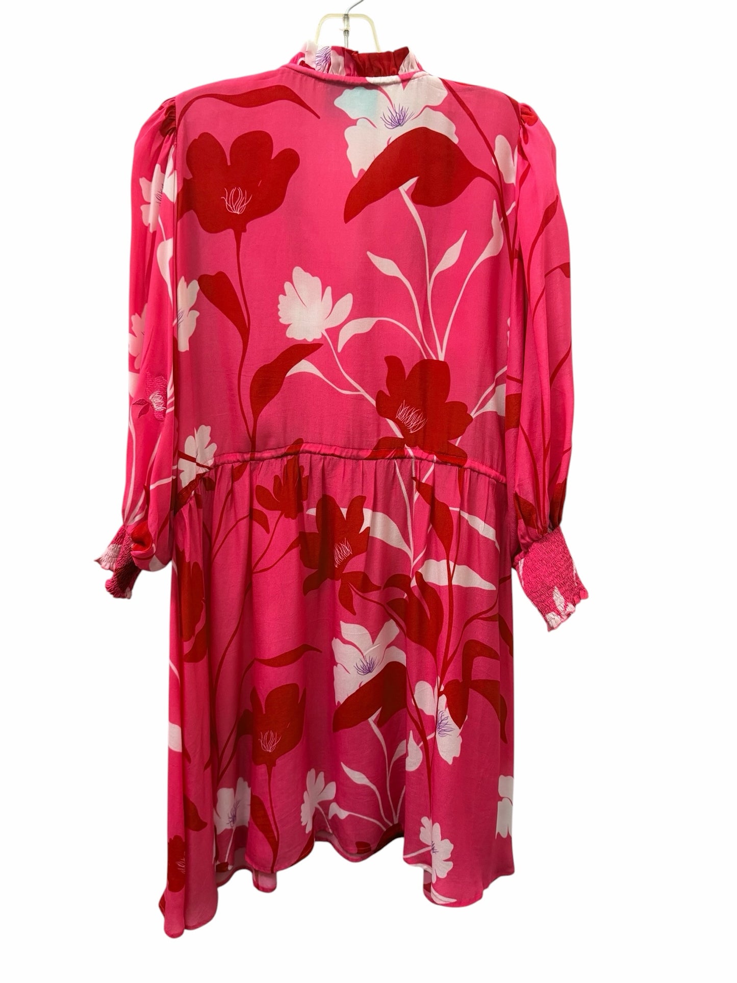 TAJ Size Small Pink Print Dress
