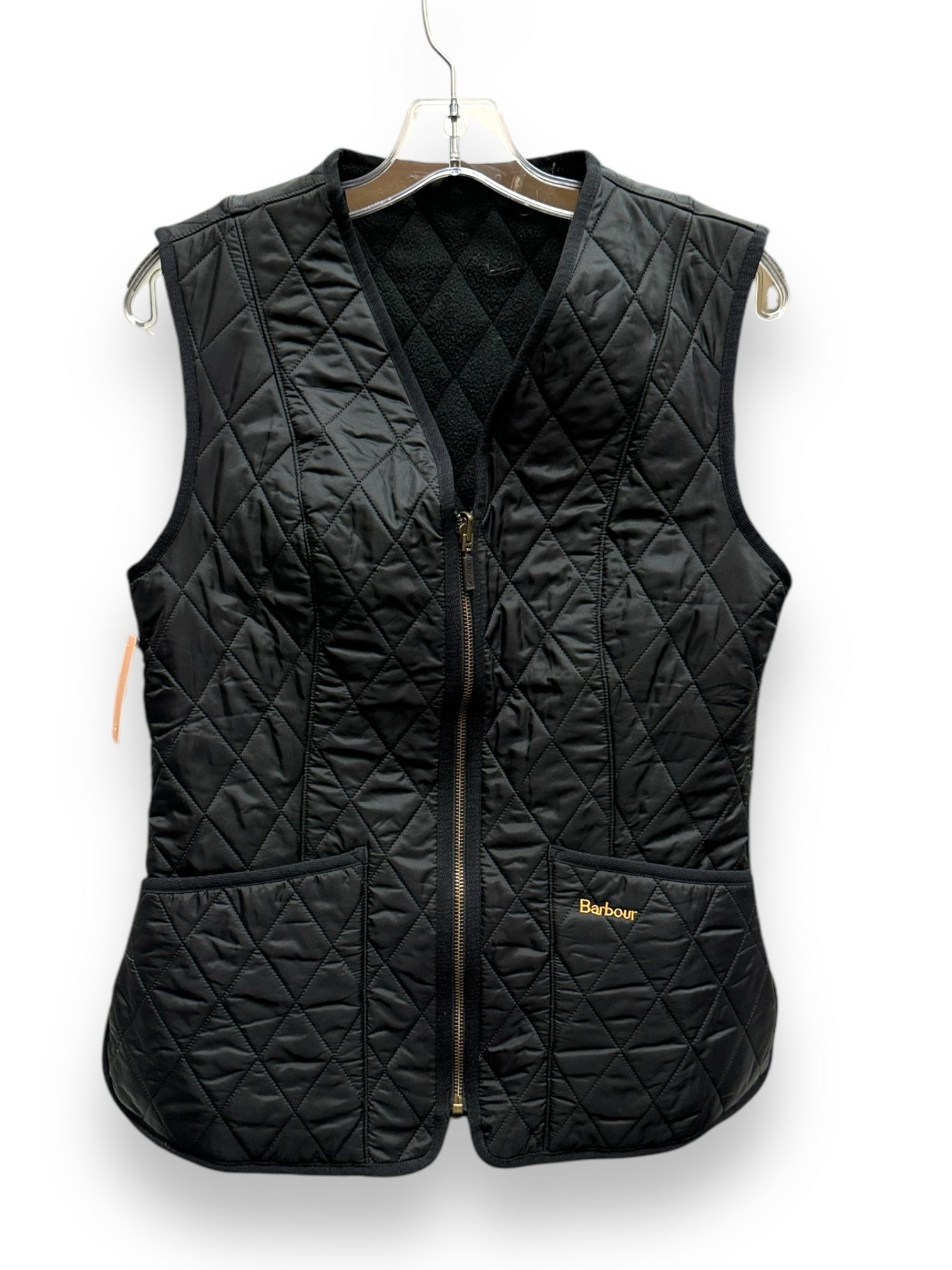 Barbour black vest best sale