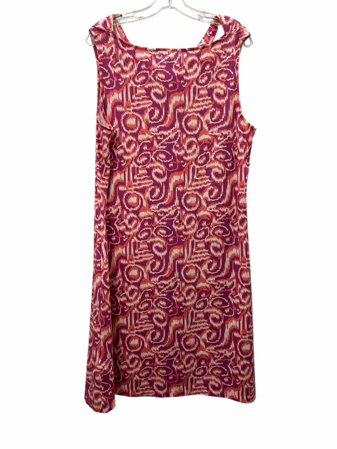 Title Nine Size Lrg/XL Pink Print Dress