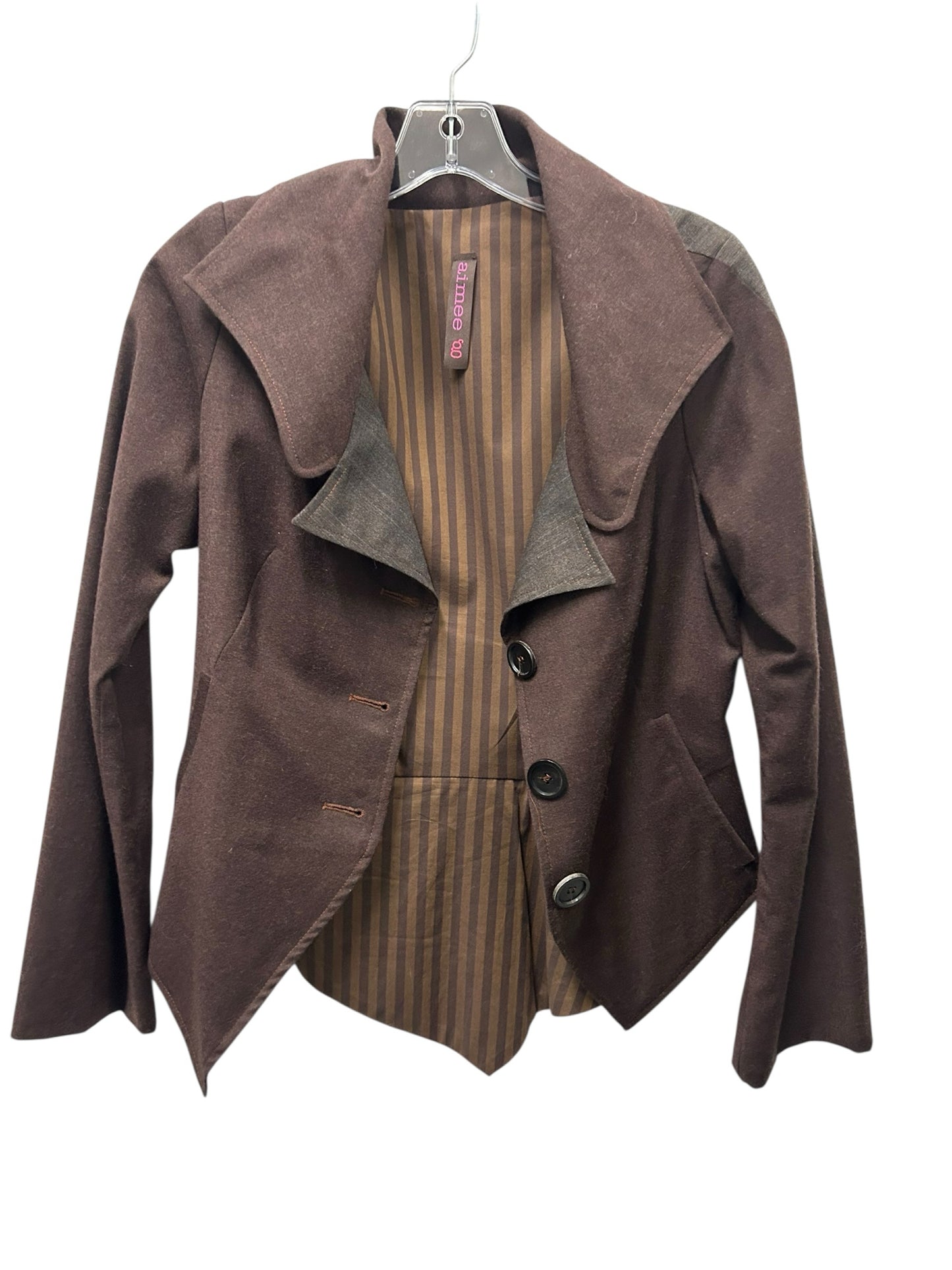 Aimee G Size Small Brown Jacket