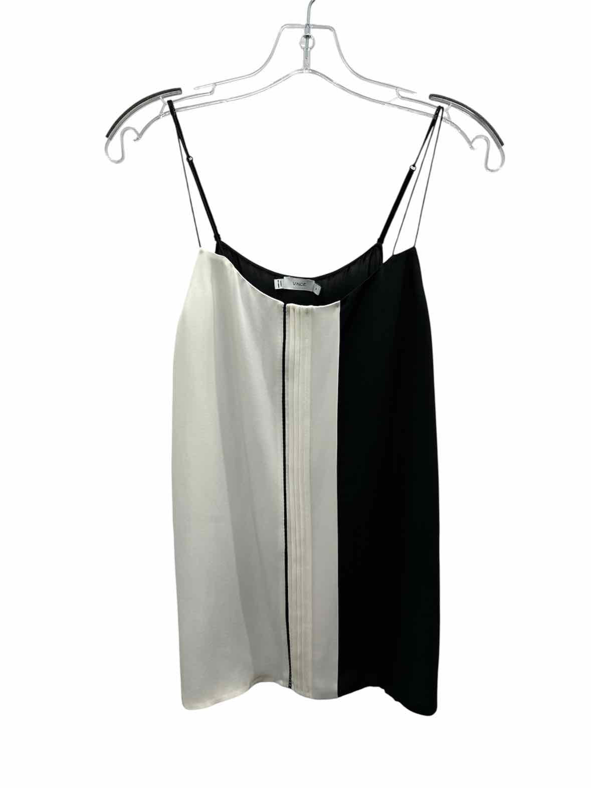 Vince Size Medium Black & White Blouse