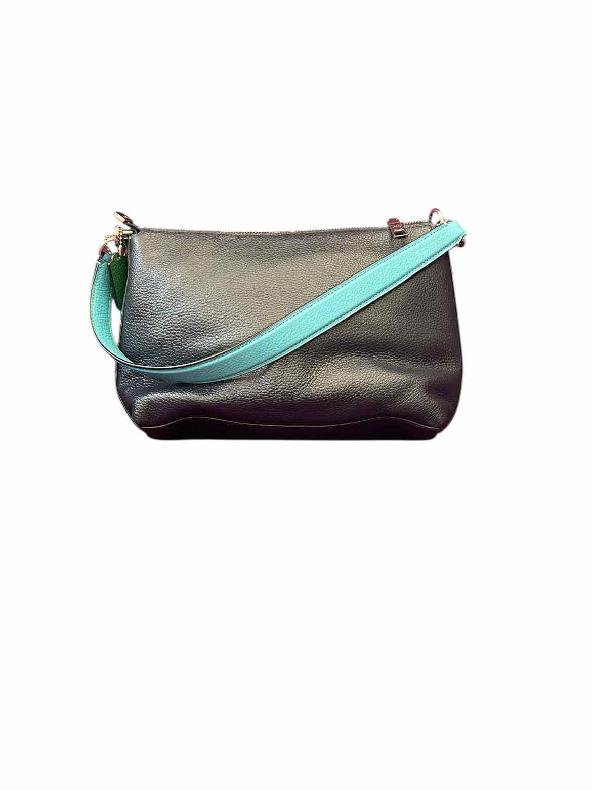 Coach Navy & Orange Leather Handbag