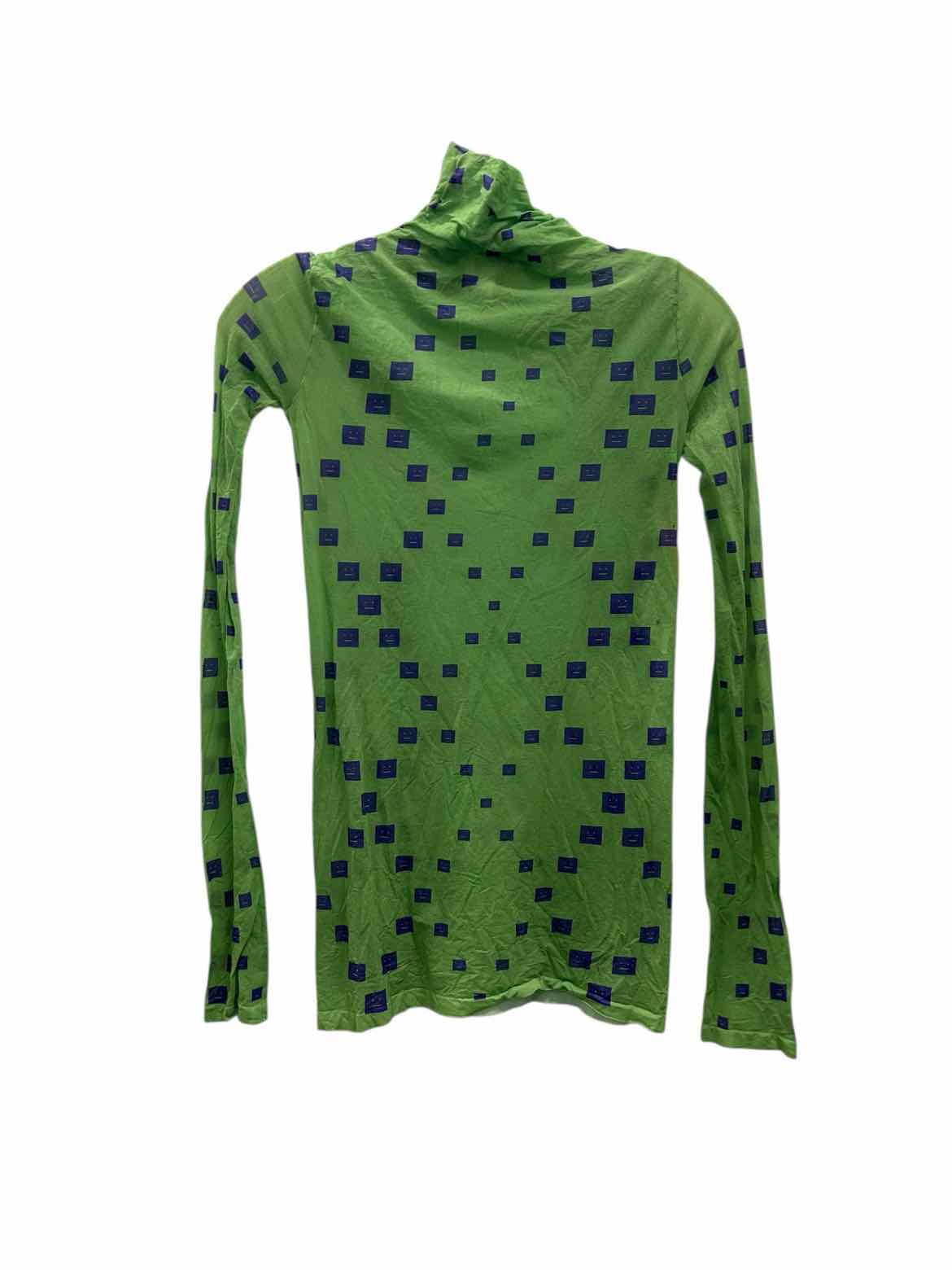 Acne Studios Size Small Green Print T-shirt