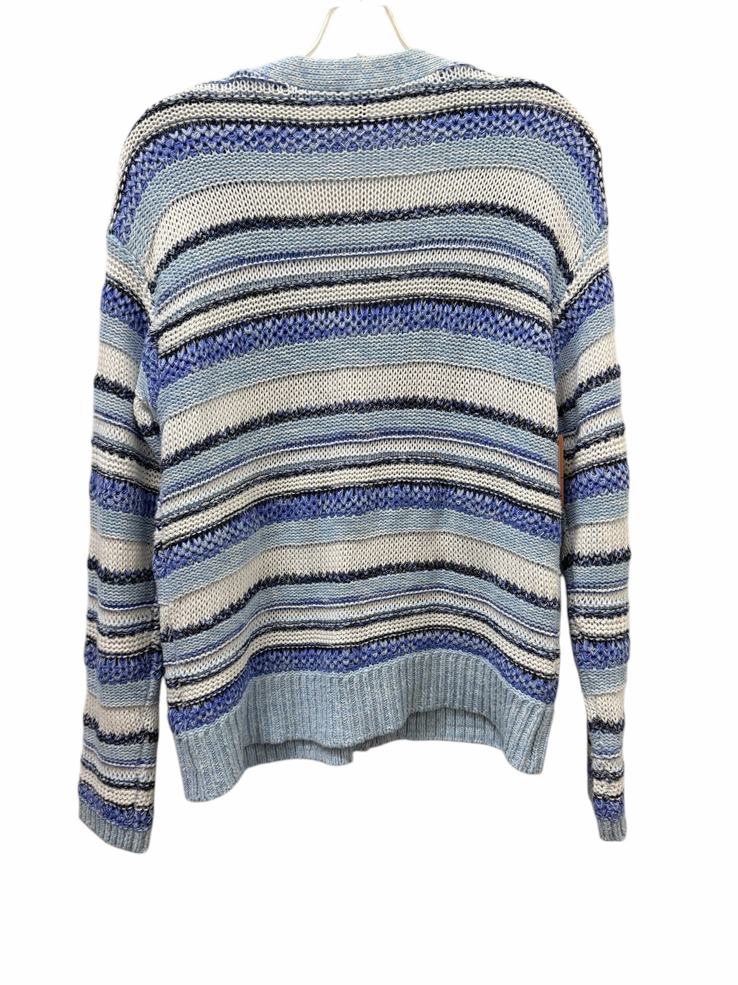 Talbots Size Small Pt Blue & White Sweater