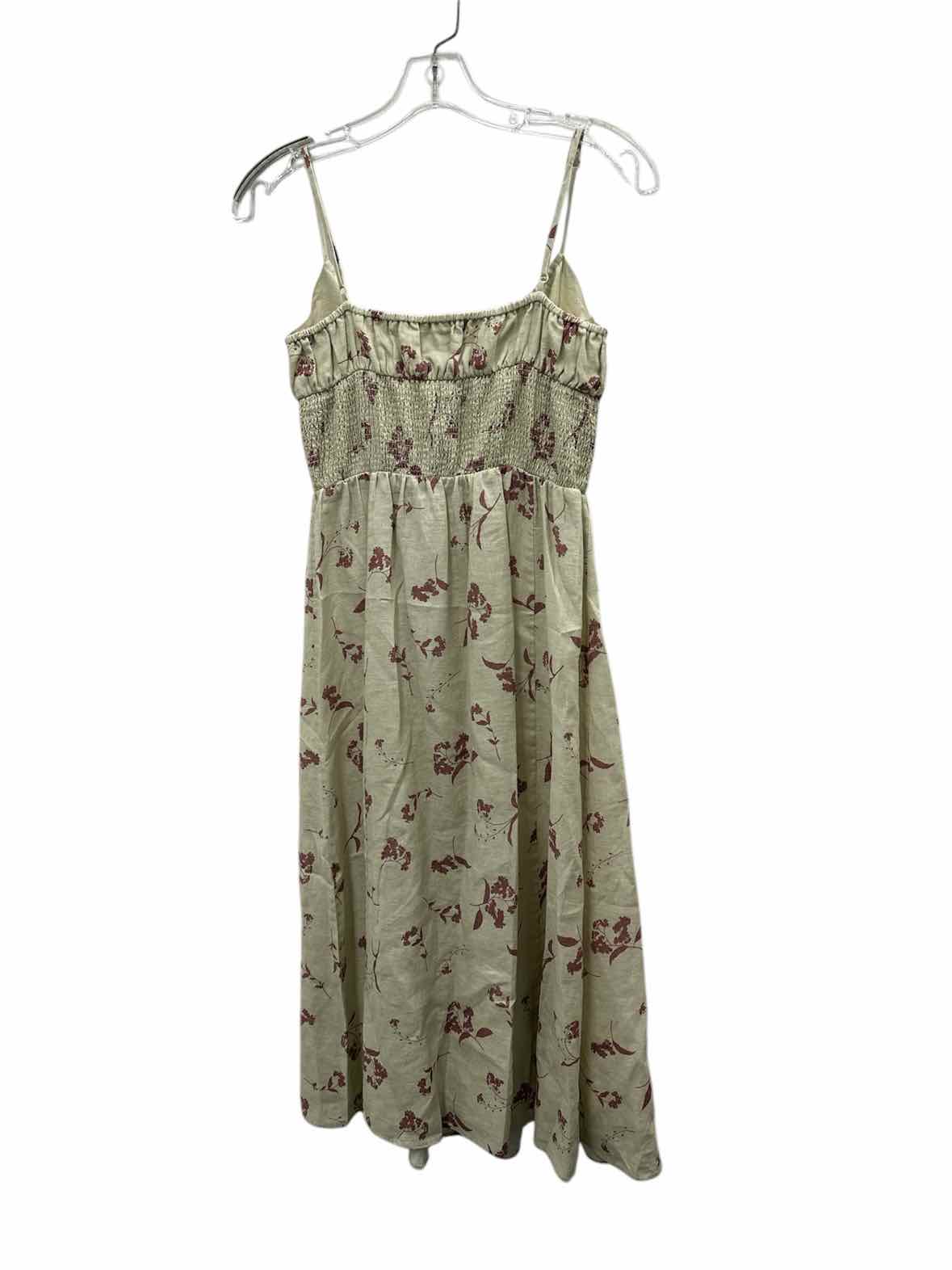 Wilfred Size 4 Green & Brown Dress