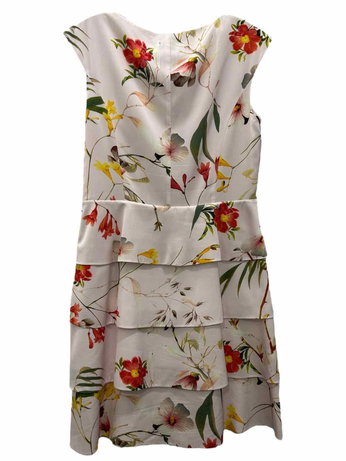 Ted Baker Size 10 Pink Print Dress