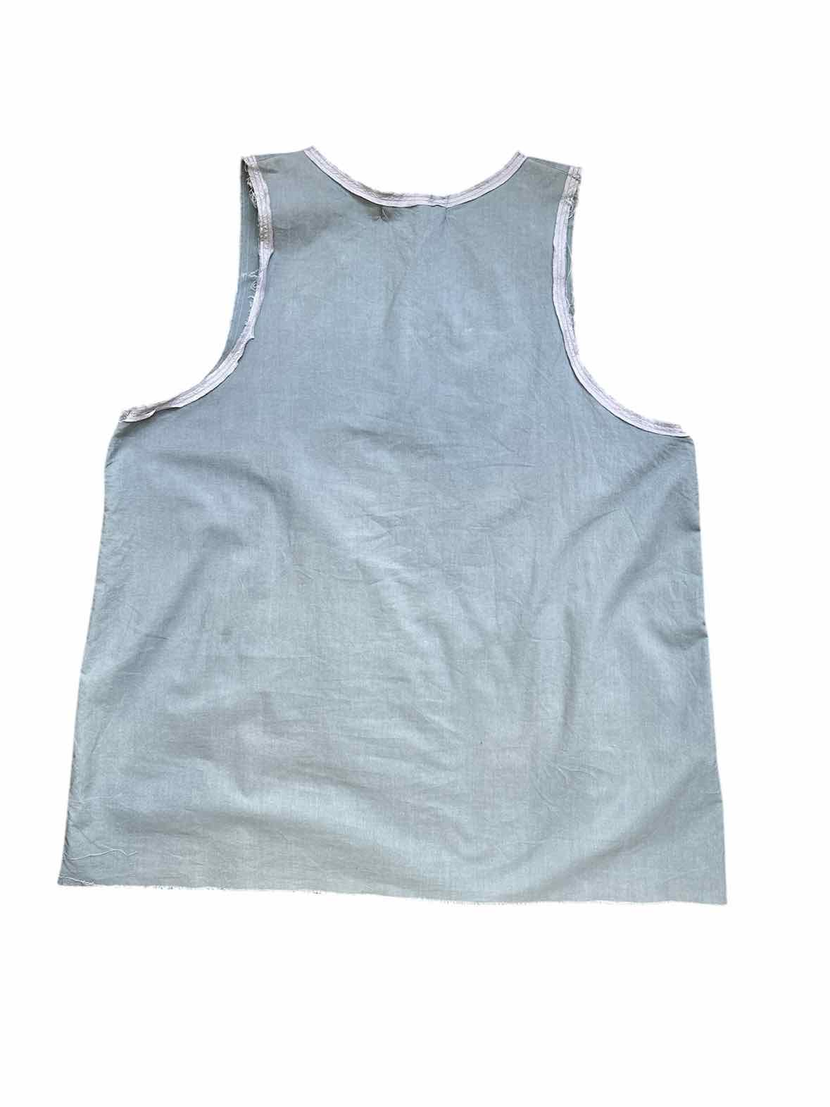 Sula Size Large Grayblue Blouse