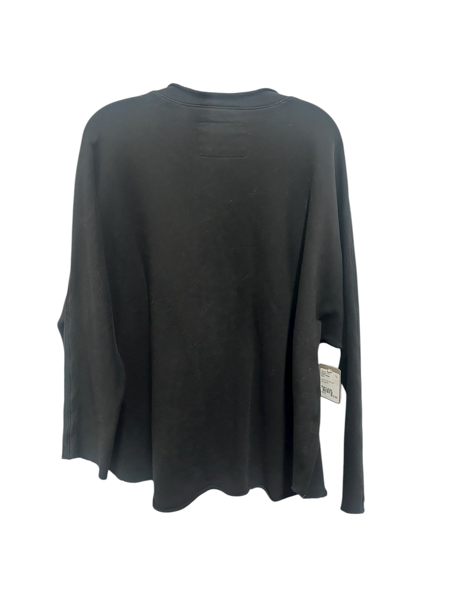 Frank & Eileen Size Large Black Sweatshirt