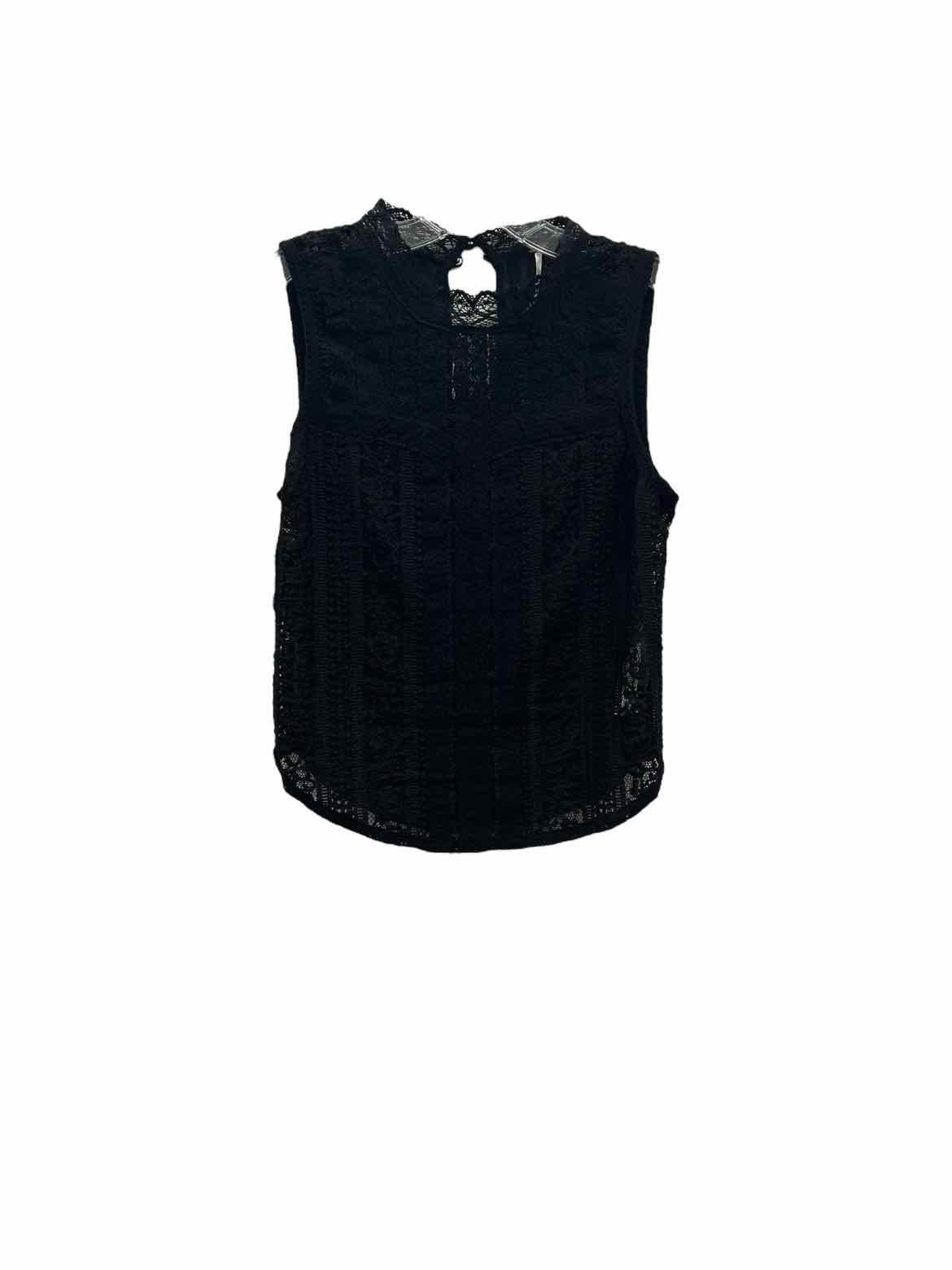 Free People Size Small Black Blouse