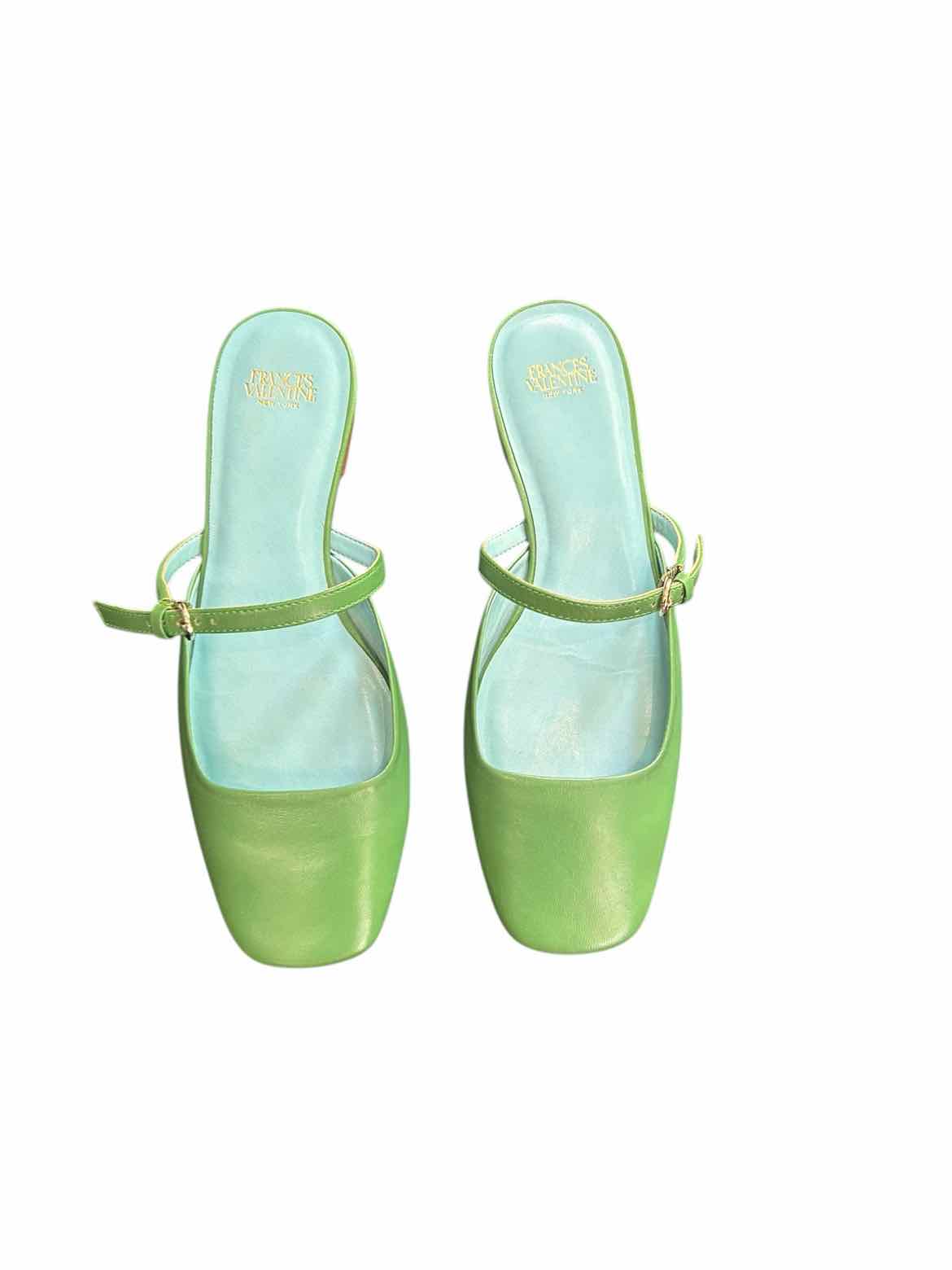 Frances Valentine Shoe Size 6 Green Flats